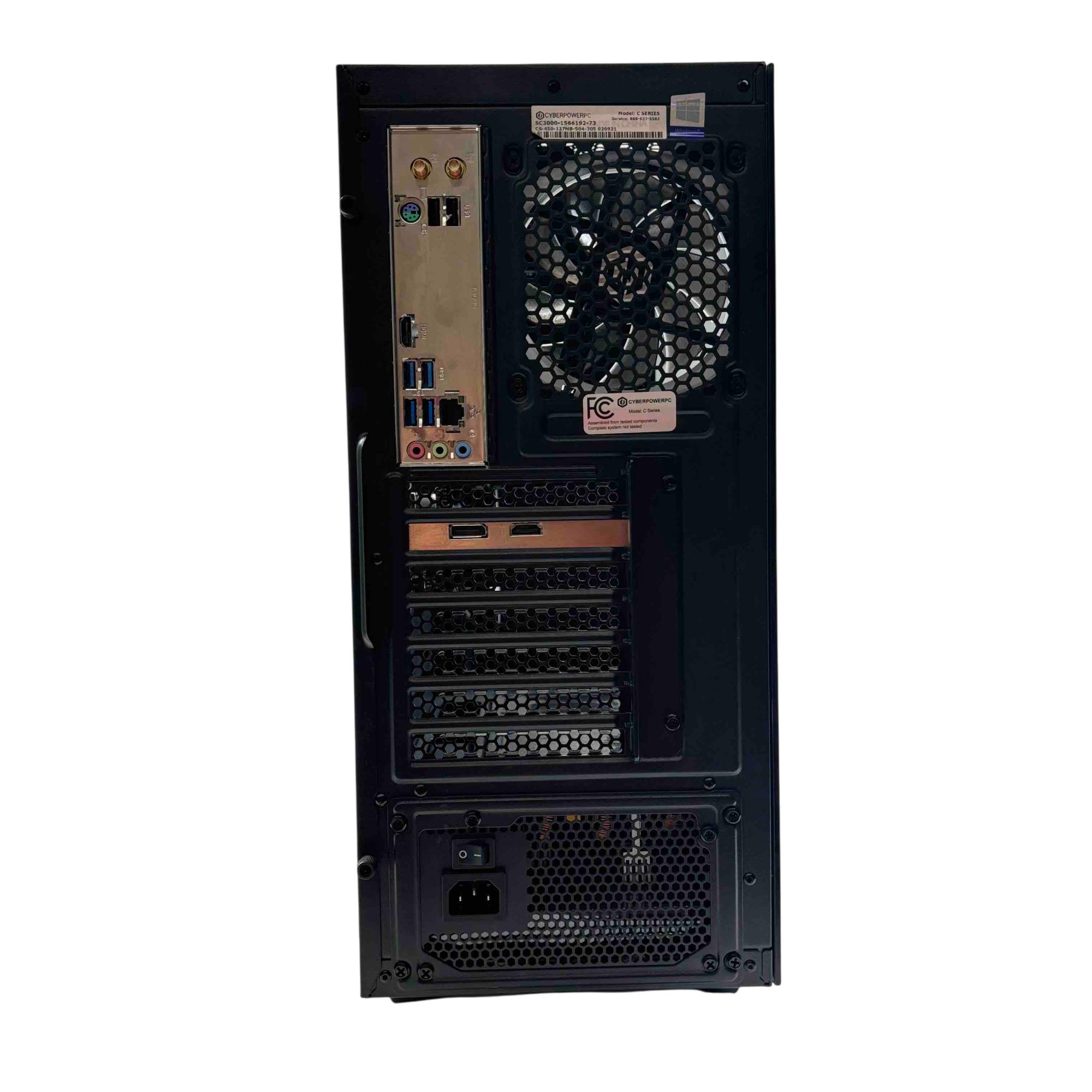 CyberPowerPC C Series Win 10 AMD Ryzen 3 3300X 4-Core 3.79GHz 8GB