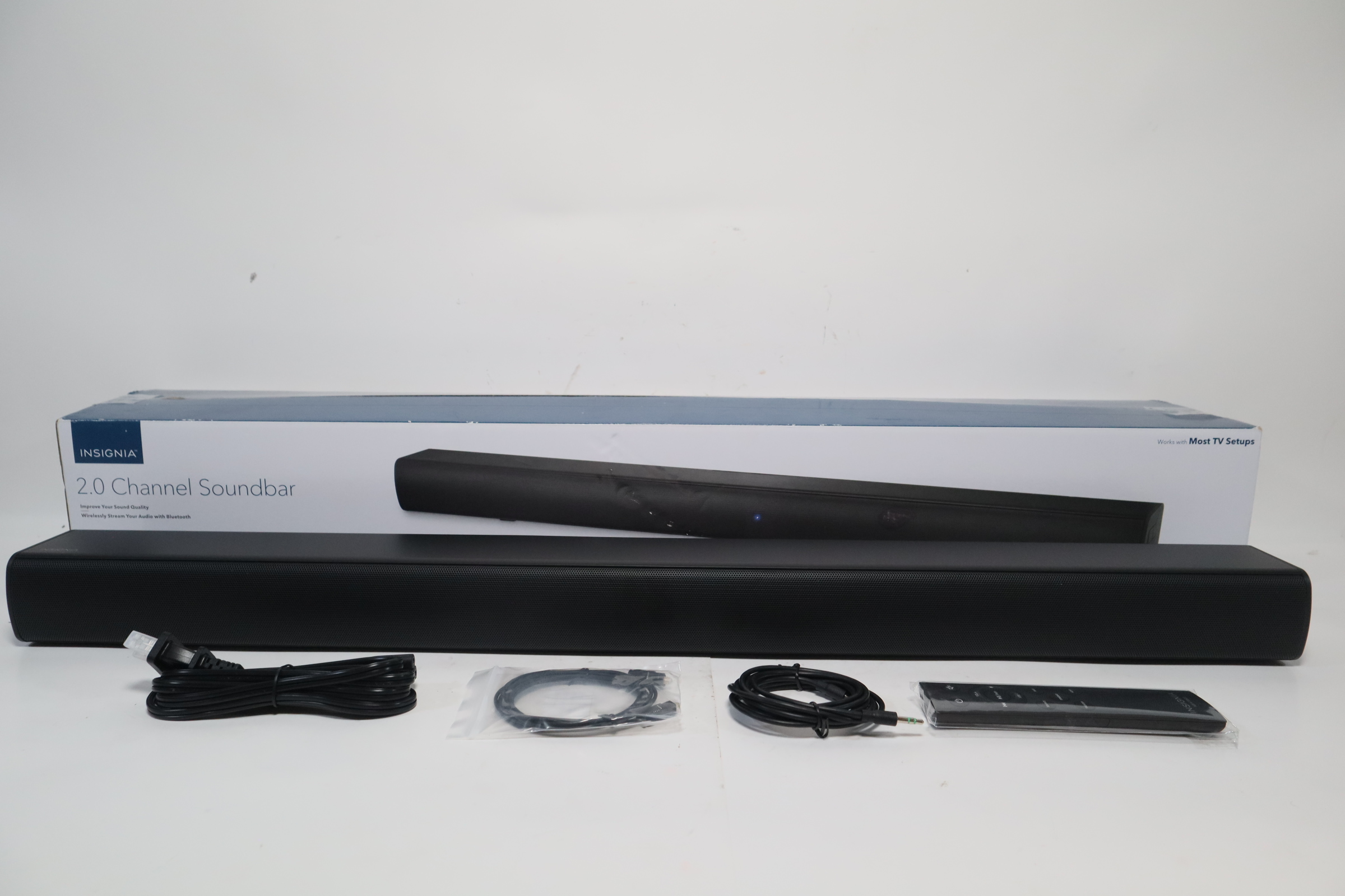 Insignia 2.0 best sale soundbar watts