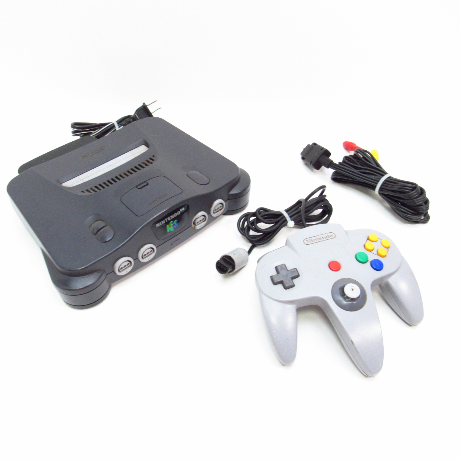 Nintendo 64 System (NUS-001) high quality N64 Console And AV Wire Tested