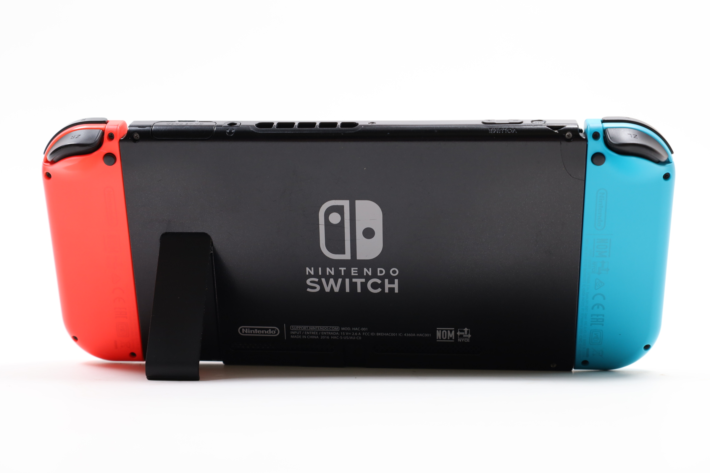 Nintendo Switch HAC-001 32GB + 128GB Video Game System - Blue/Red