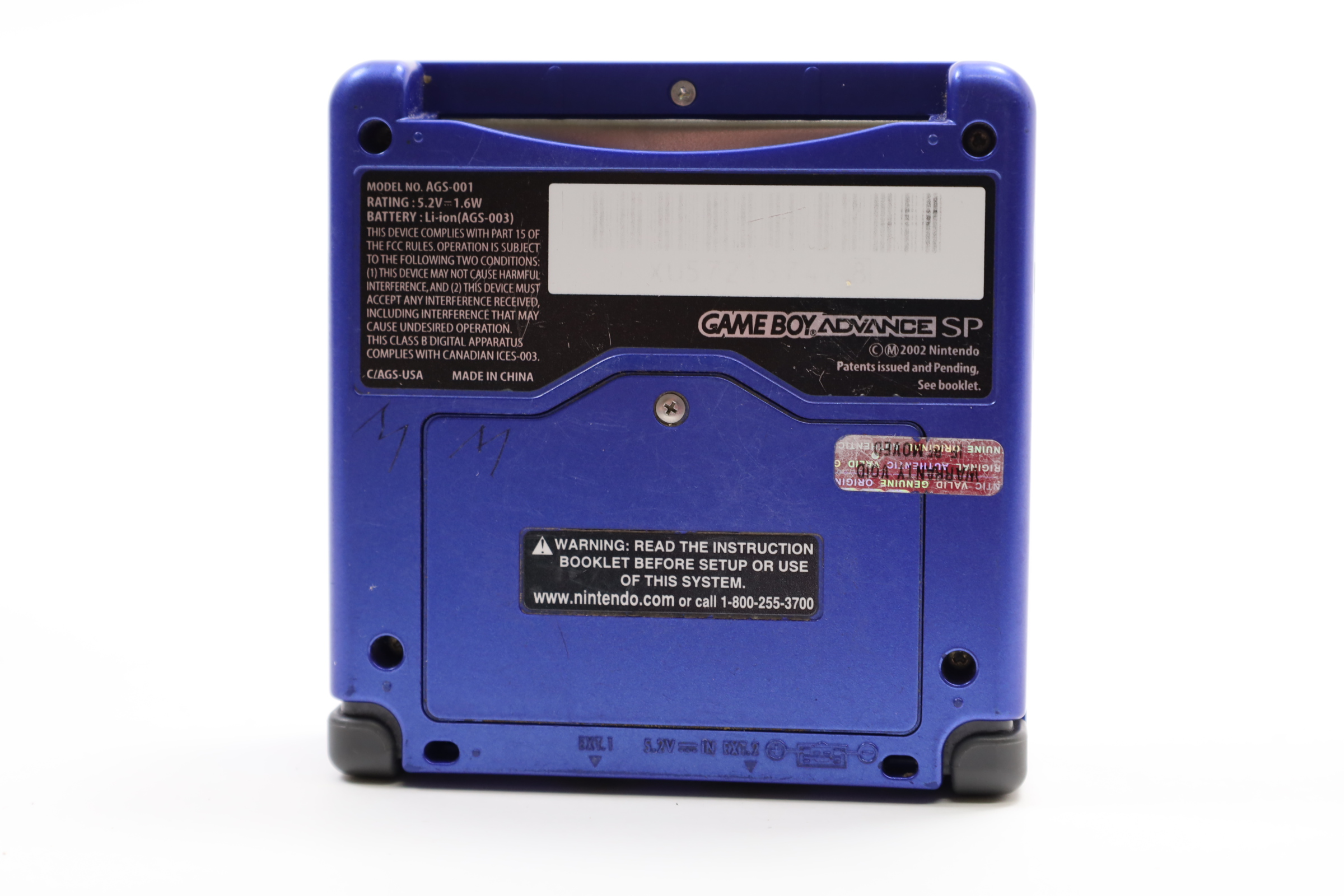 Nintendo Game Boy Advance SP AGS-001 Front-lit Portable Game