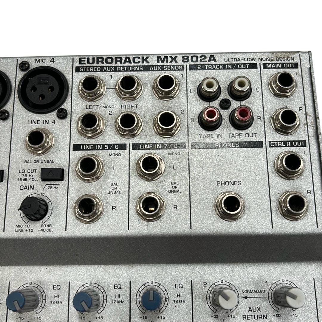 Behringer EURORACK MX802A 8-Channel Mixing Console 5742