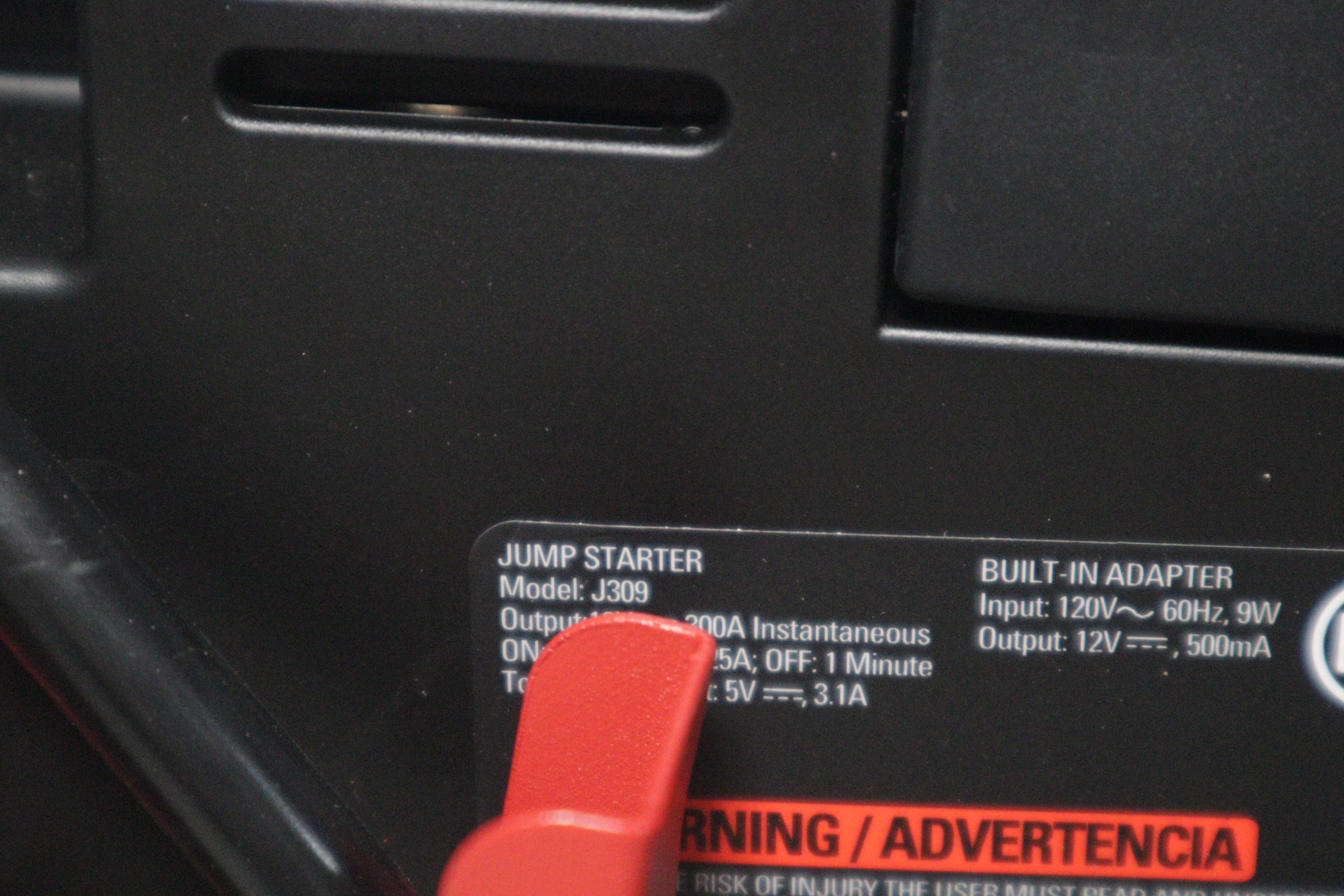 Stanley J309 Portable Power Station Jump Starter/600 Amp Battery ...