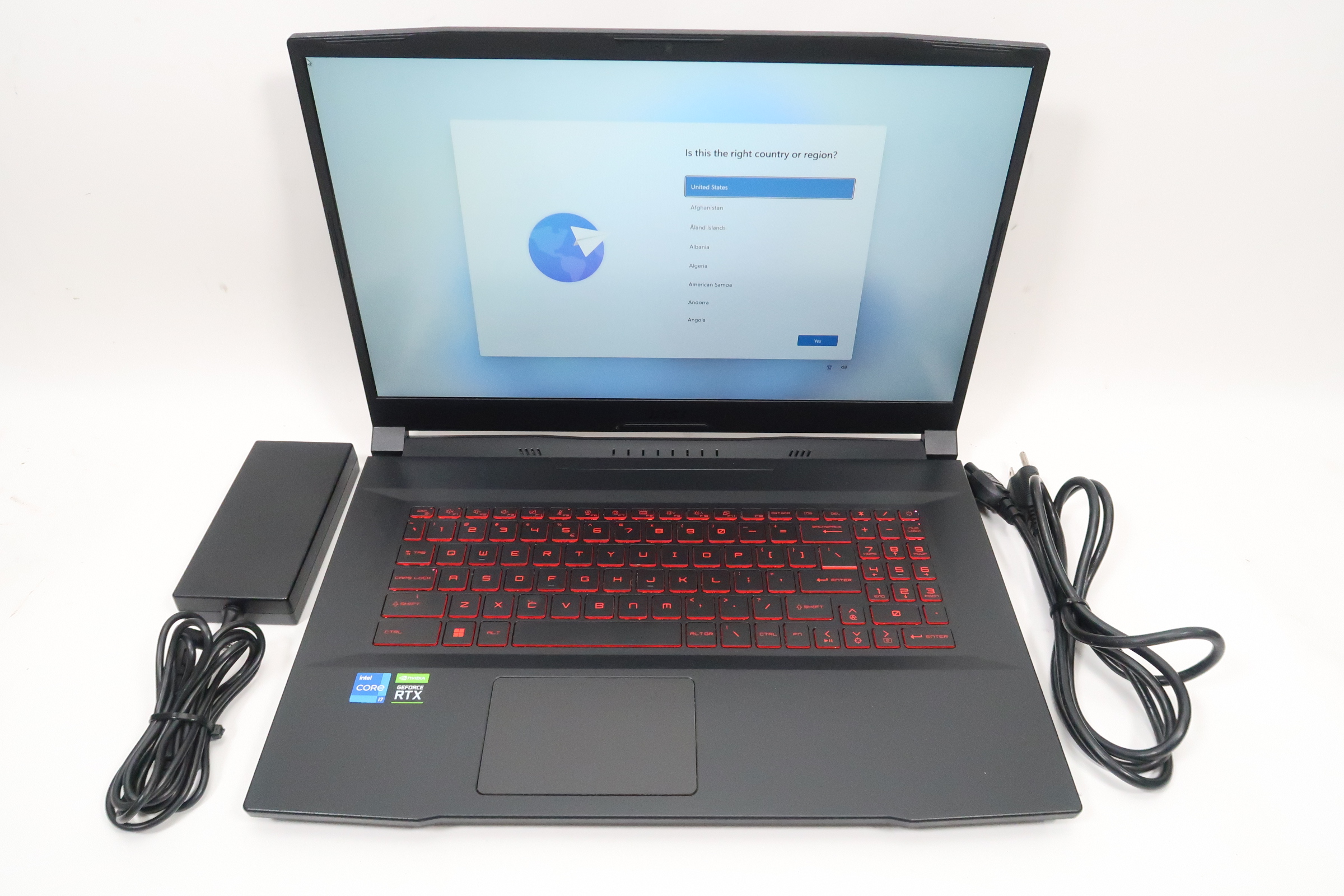 MSI Katana GF76 11UD Core i7-11800H@2.3Ghz RTX 3050 Ti 16GB RAM 512GB ...