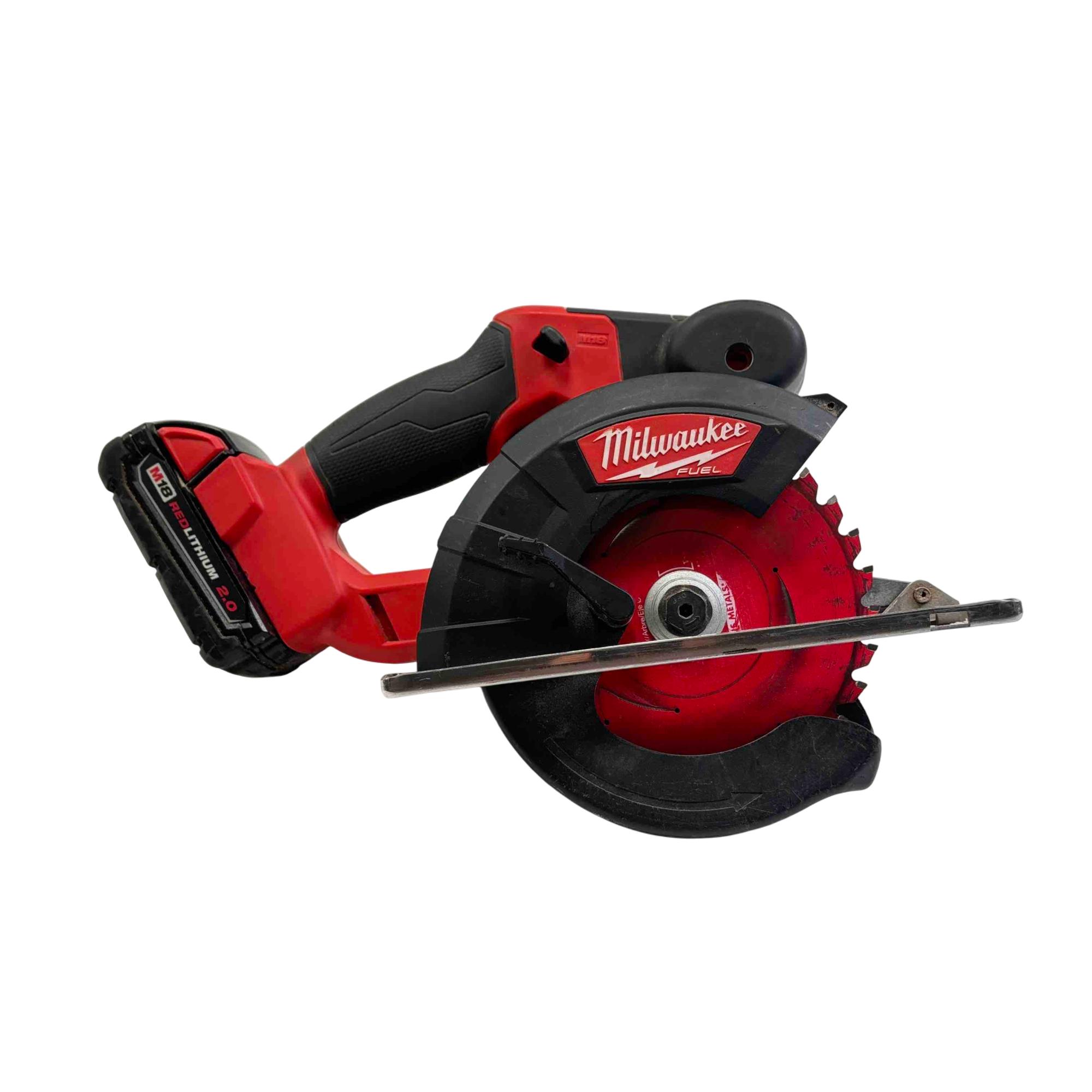 Milwaukee M18 Brushless 15-Gauge Finish Nailer, Cordless 7-1/4 in. Circular Saw, M18 2.0 Ah Battery, M18 5.0 Ah XC Battery
