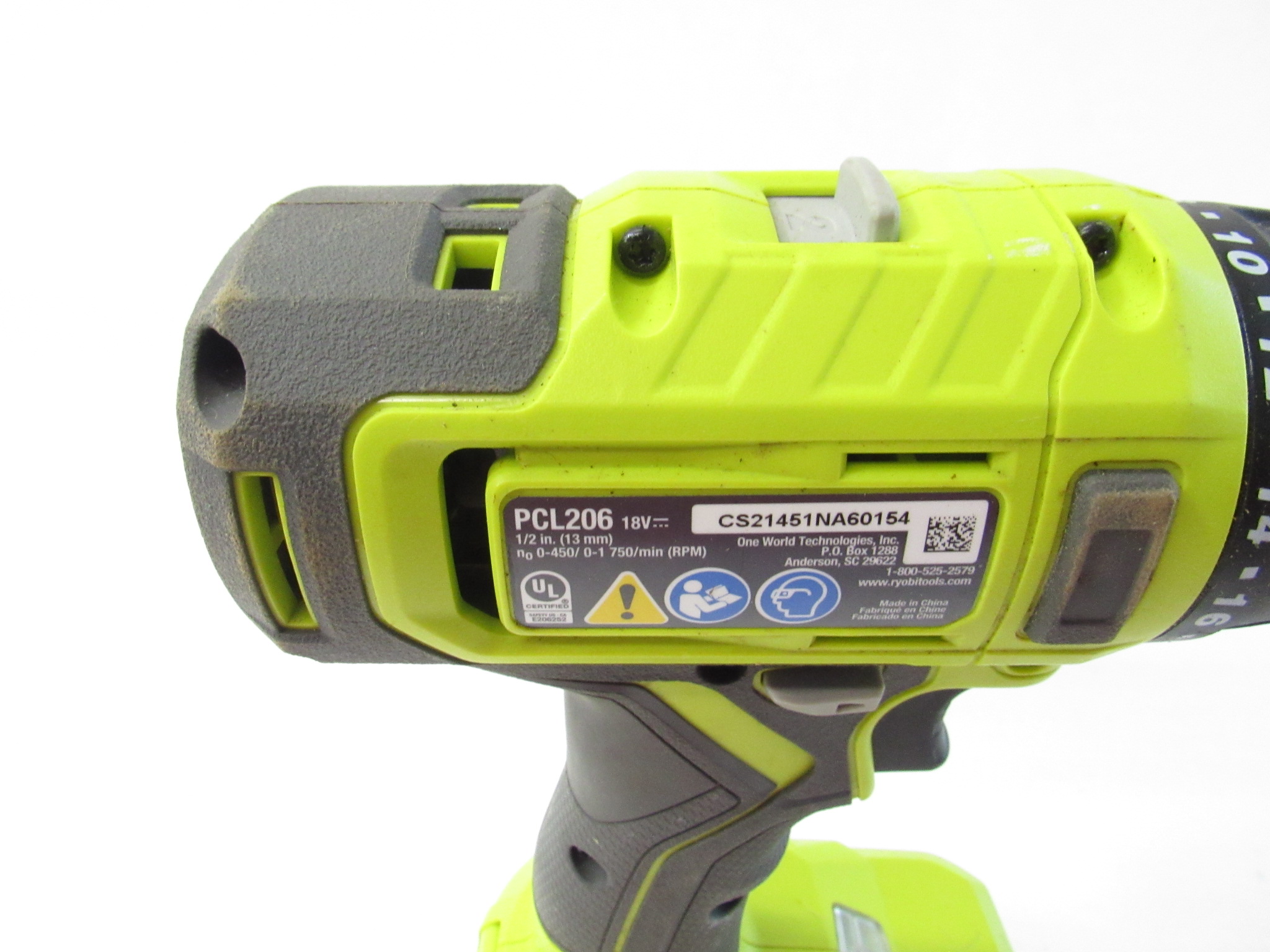 Ryobi PCL206 ONE+ 18V Cordless 1/2 in. Drill/Driver