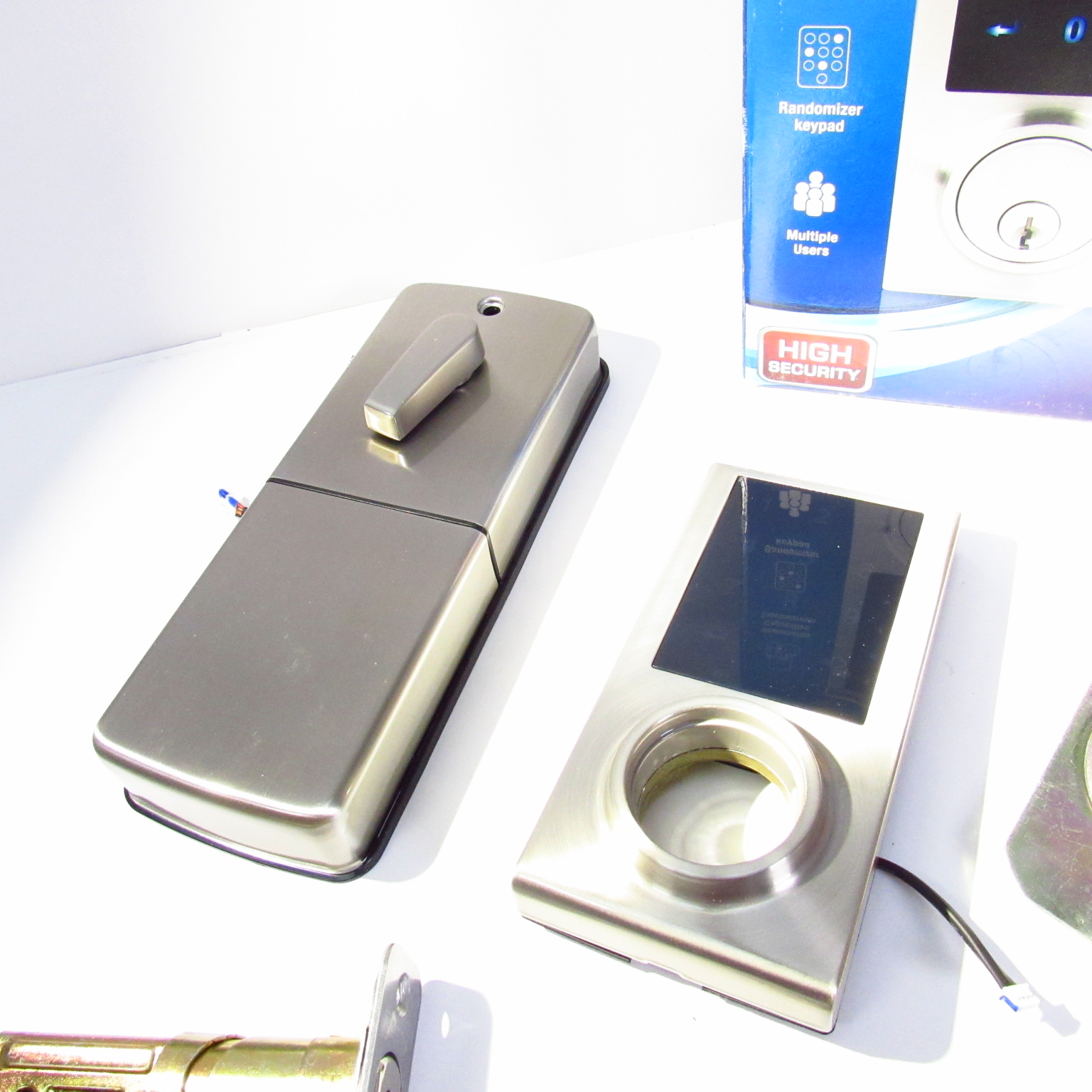 Brinks 2760119 TouchScreen Electronic Deadbolt Lock Satin Nickel