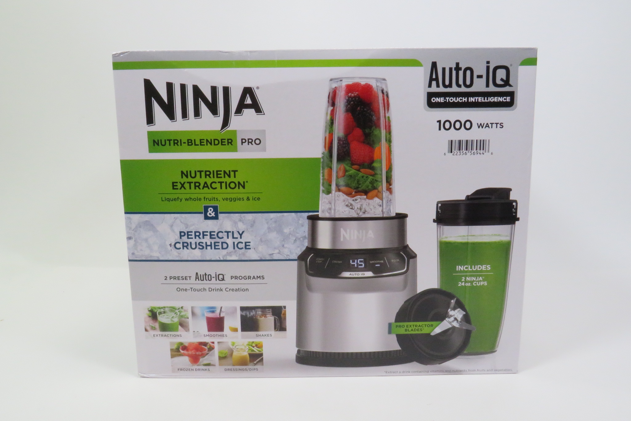 Ninja Nutri Pro with Auto-iQ, 1100-Peak-Watt, Personal Blender