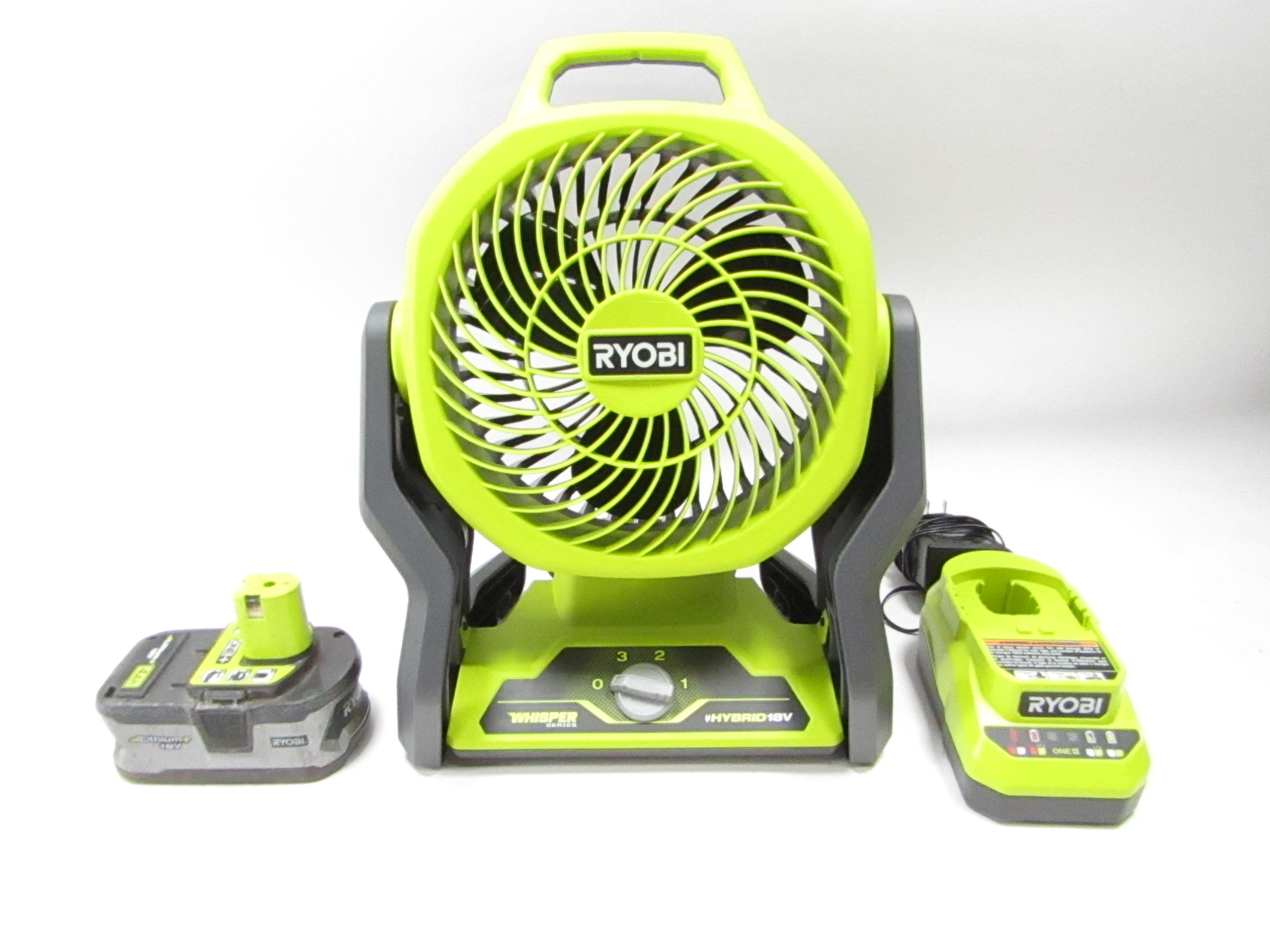 Ryobi ONE + 18 Volt Whisper Series Hybrid Cordless Fan PCL811