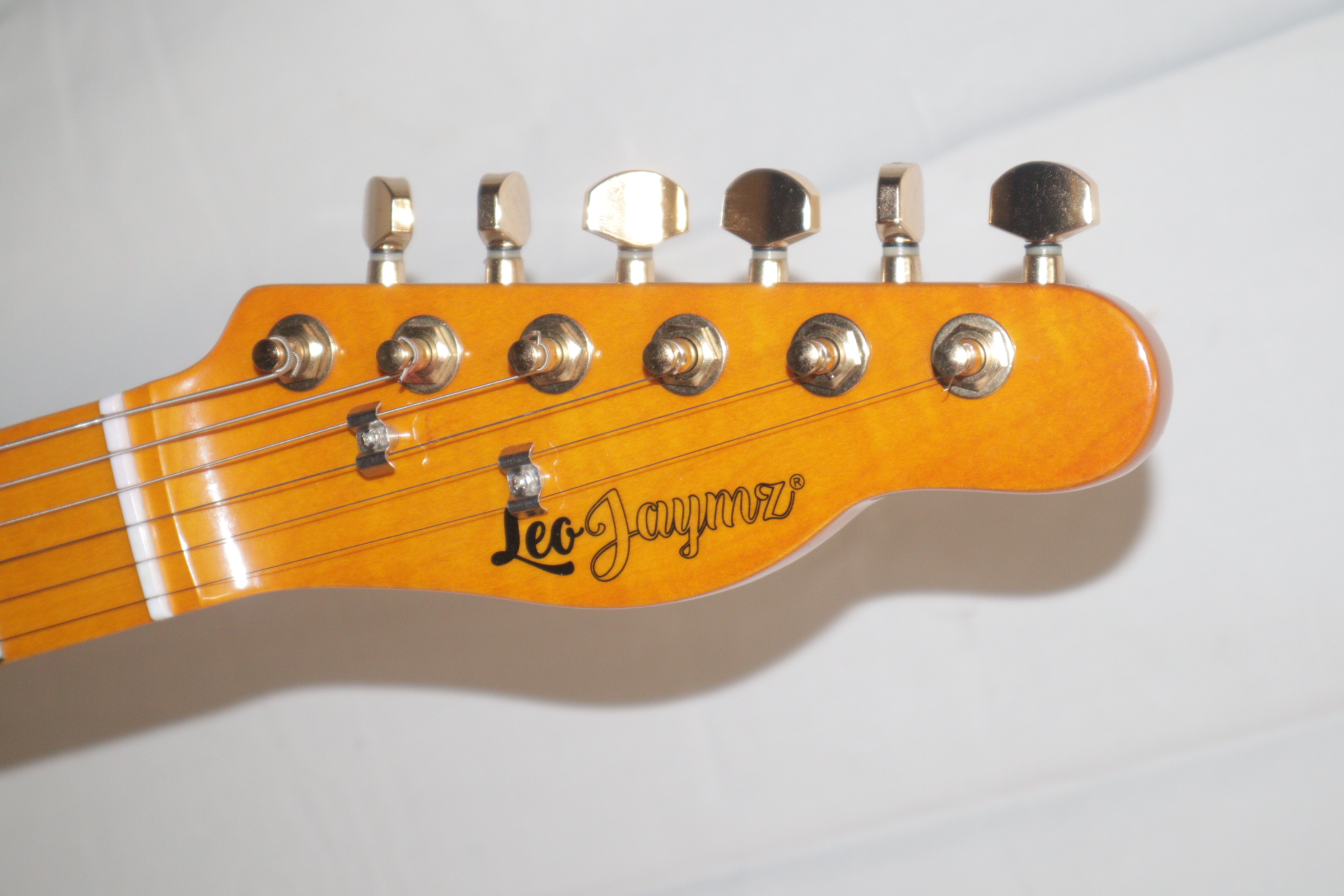 Leo Jaymz TL Style TL-100 Transparent Blue 6-String 22-Fret
