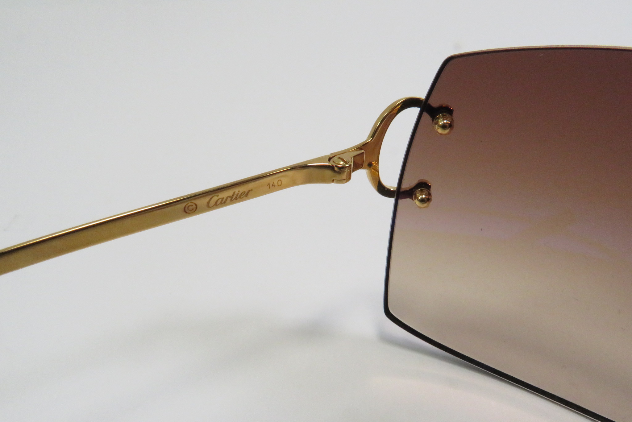 Cartier CT0009RS 001 Rimless Sunglasses