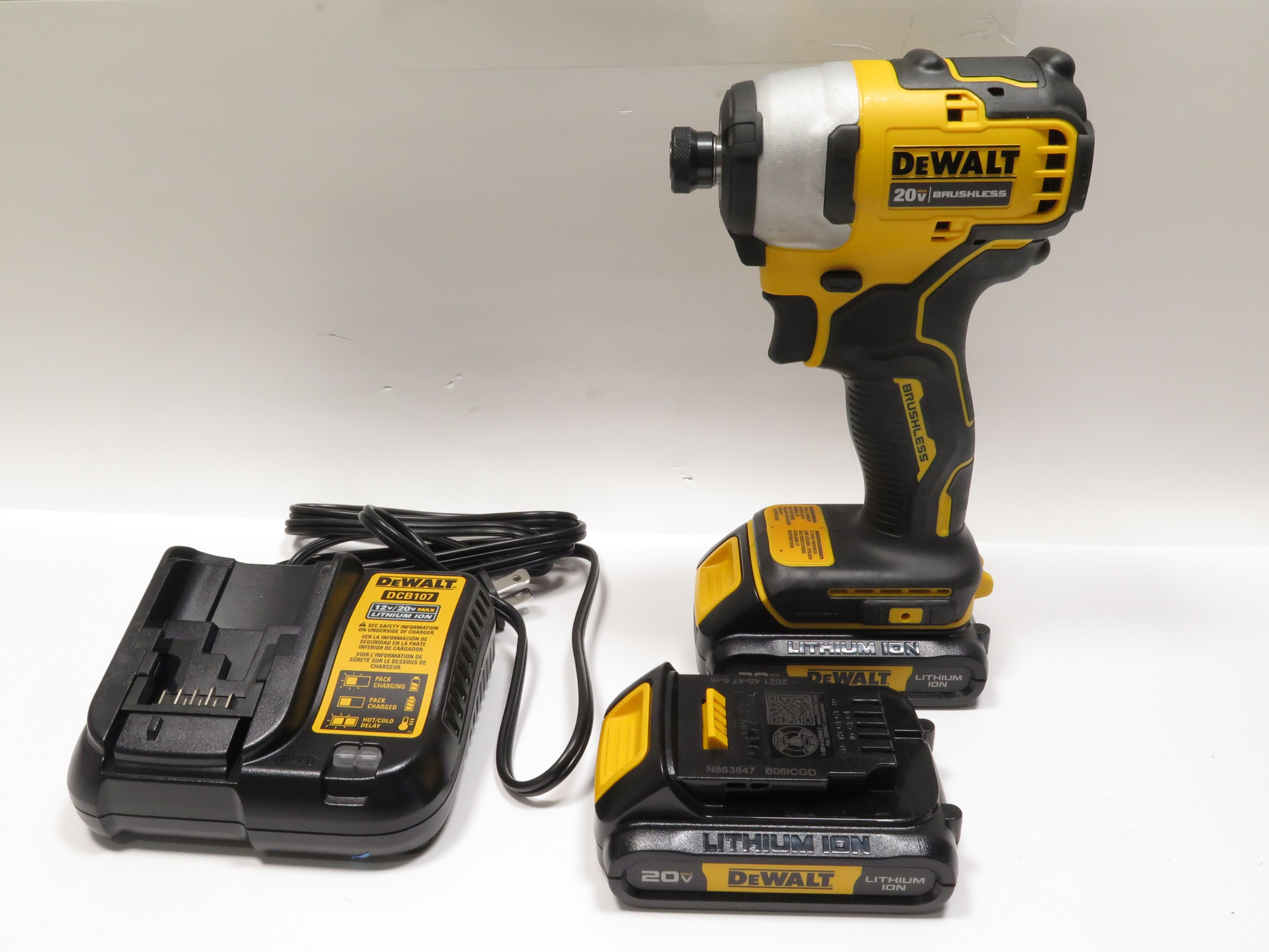 DeWalt DCF809 ATOMIC 20V MAX Cordless Brushless Compact 1/4" Impact Driver 6035