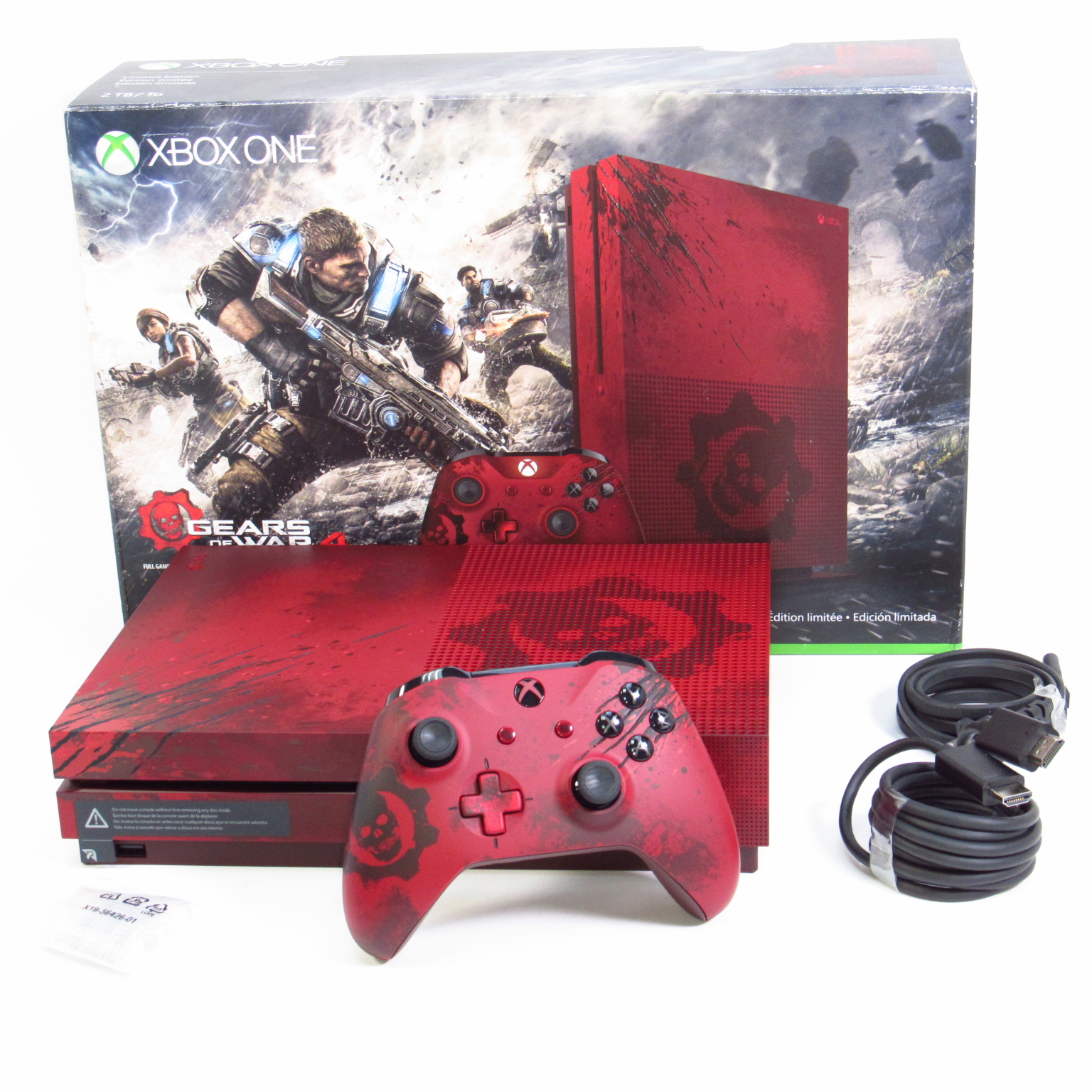 Microsoft Xbox One S Gears of War 4 Edition Red 2 deals TB Console