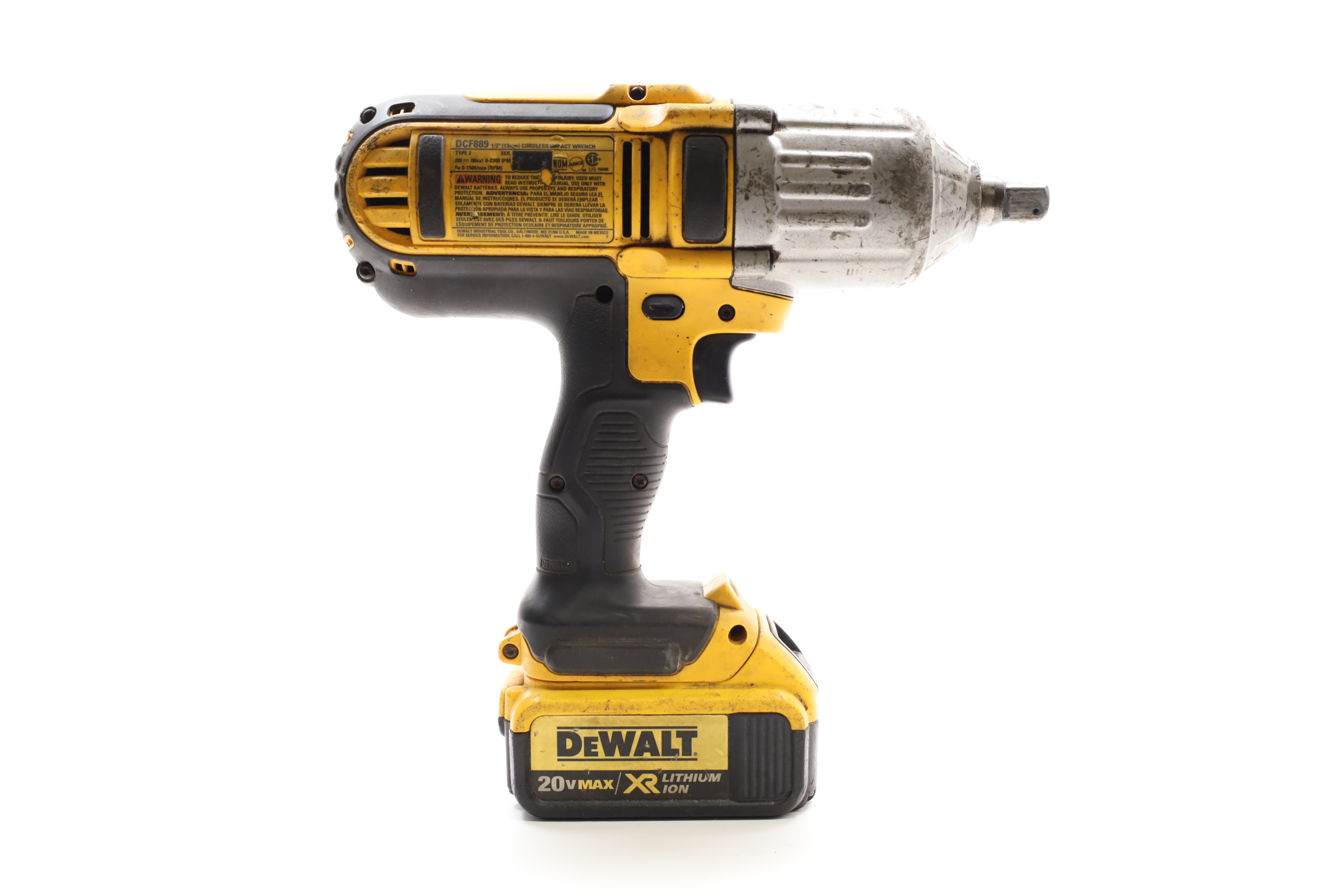 DeWalt DCF889 20V MAX 1/2" High Torque Cordless Impact Wrench