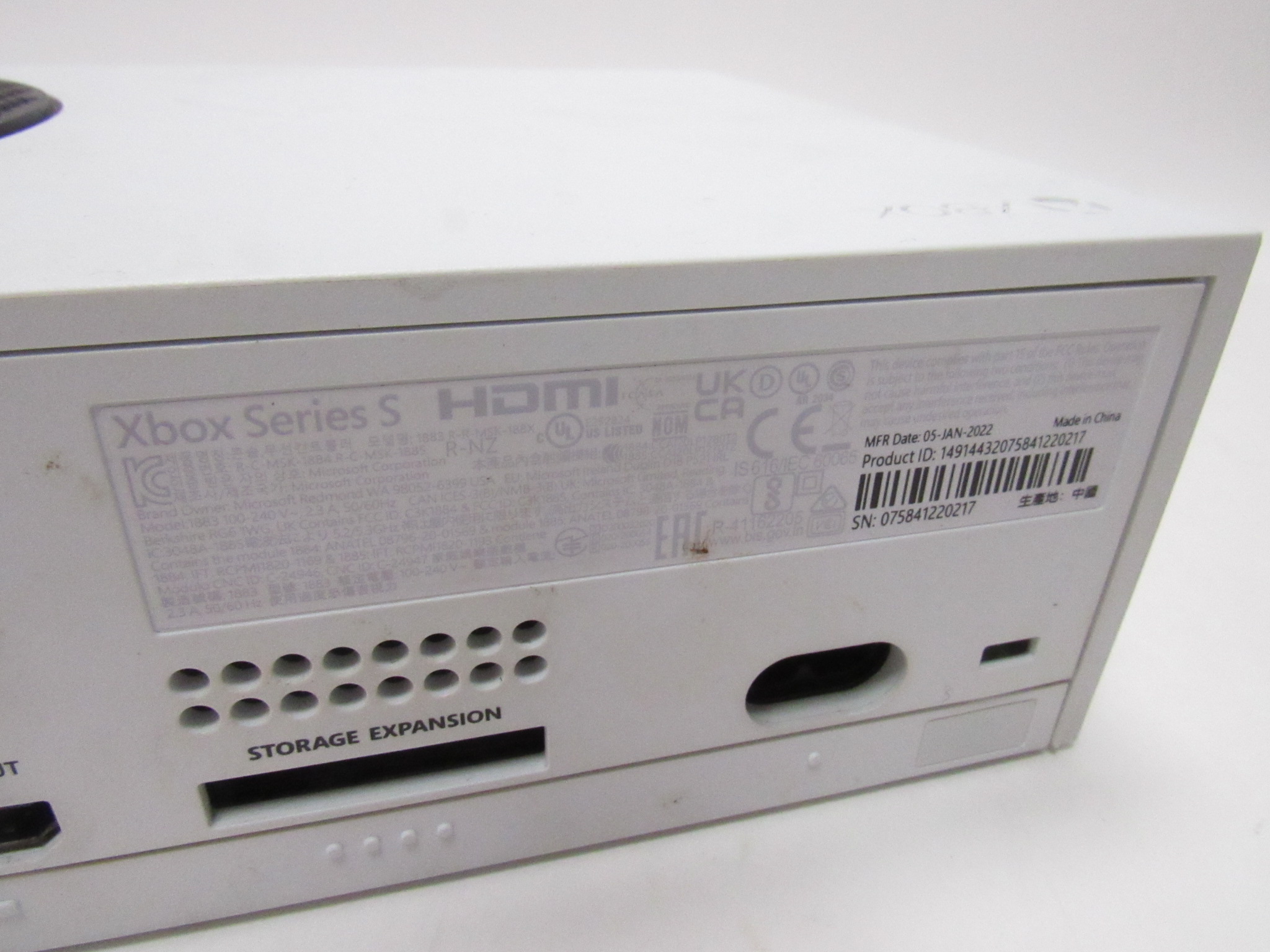 Microsoft Xbox Series S 1883 512GB Storage All-Digital Video Game