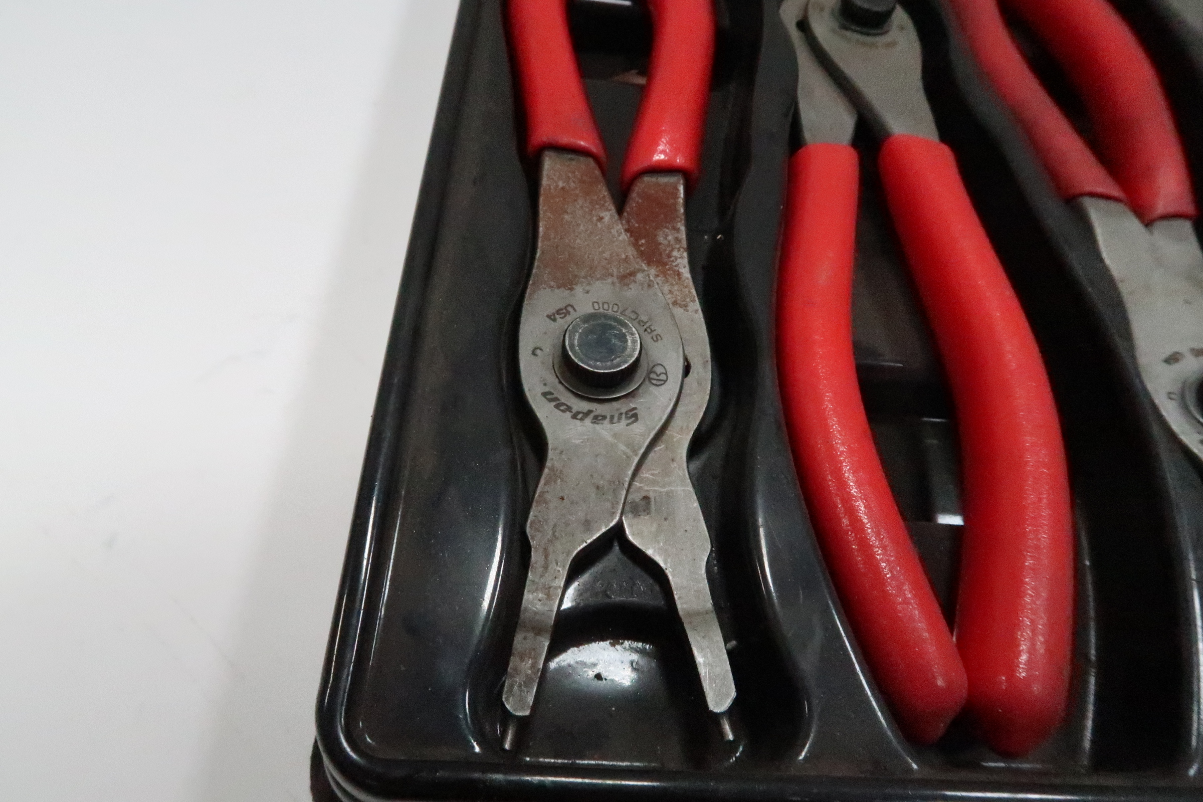 Snap-on Tools SRPCR107 7pc Snap Ring Pliers Set - Red 0758