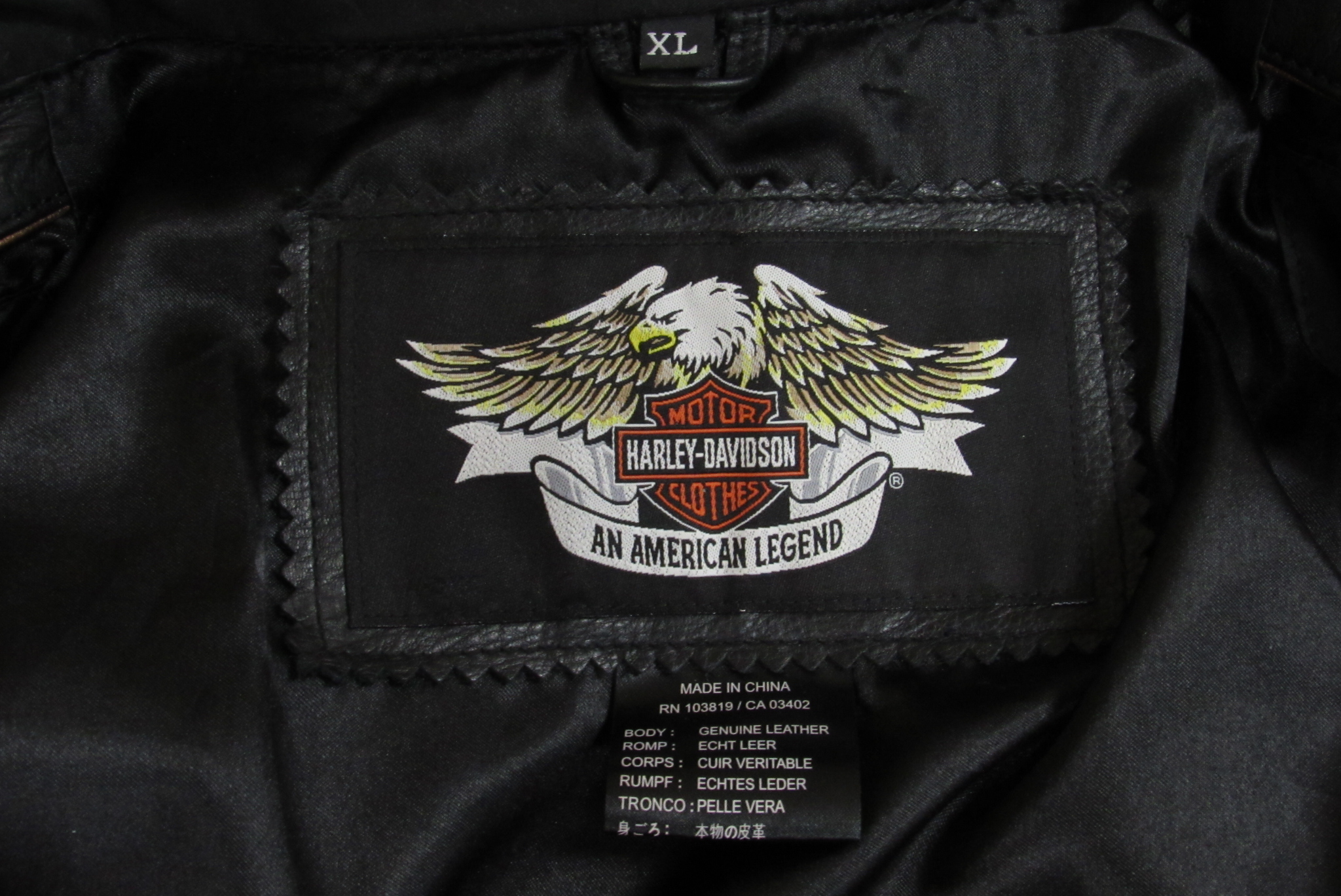 Harley-Davidson 97105-08VM 105 Years 1903-2008 Men's Size XL