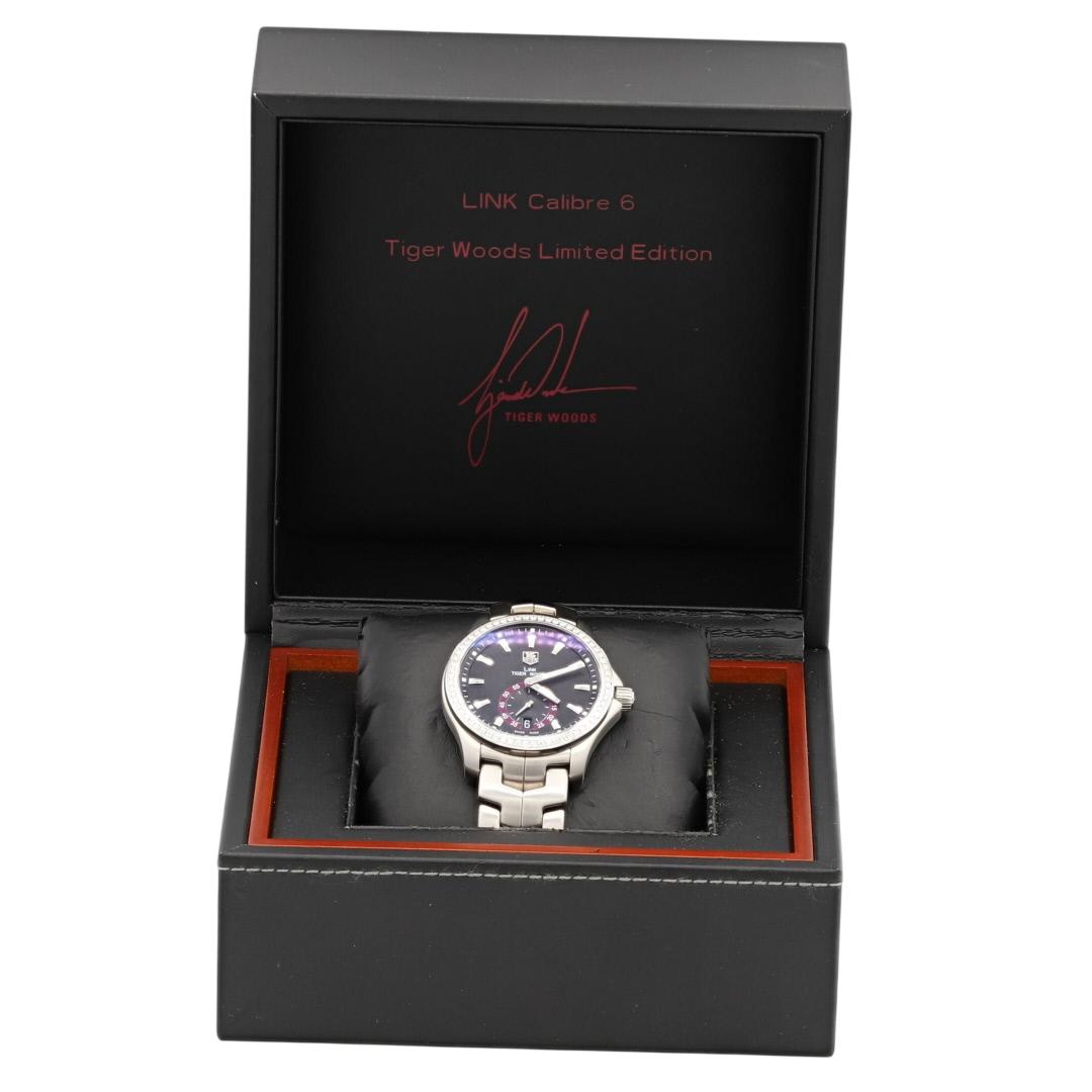 Tag Heuer Link Tiger Woods Edition 39mm Black Dial Automatic