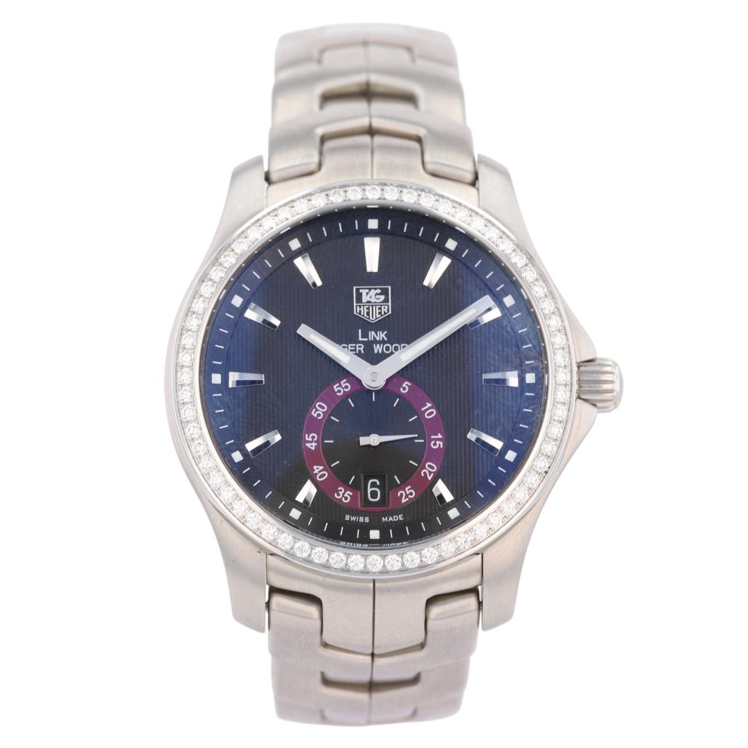 [限定]TigerWoods LIMITED EDITION Tag Heuer Link Tiger Woods Edition 39mm Black Dial Automatic