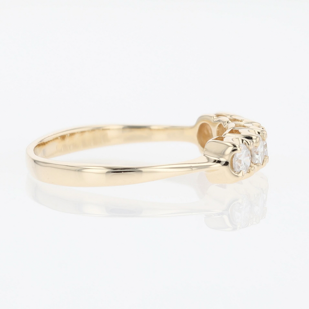 .49ctw Round Cut Diamond Prong Set Wedding Band Ring 14k Yellow Gold ...