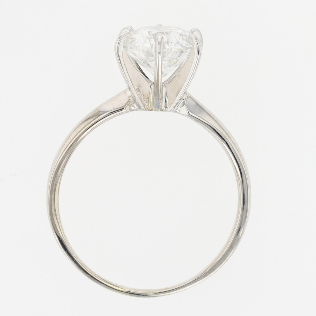1.86ct Round Cut Diamond Solitaire Engagement Ring 14k White Gold Size 7