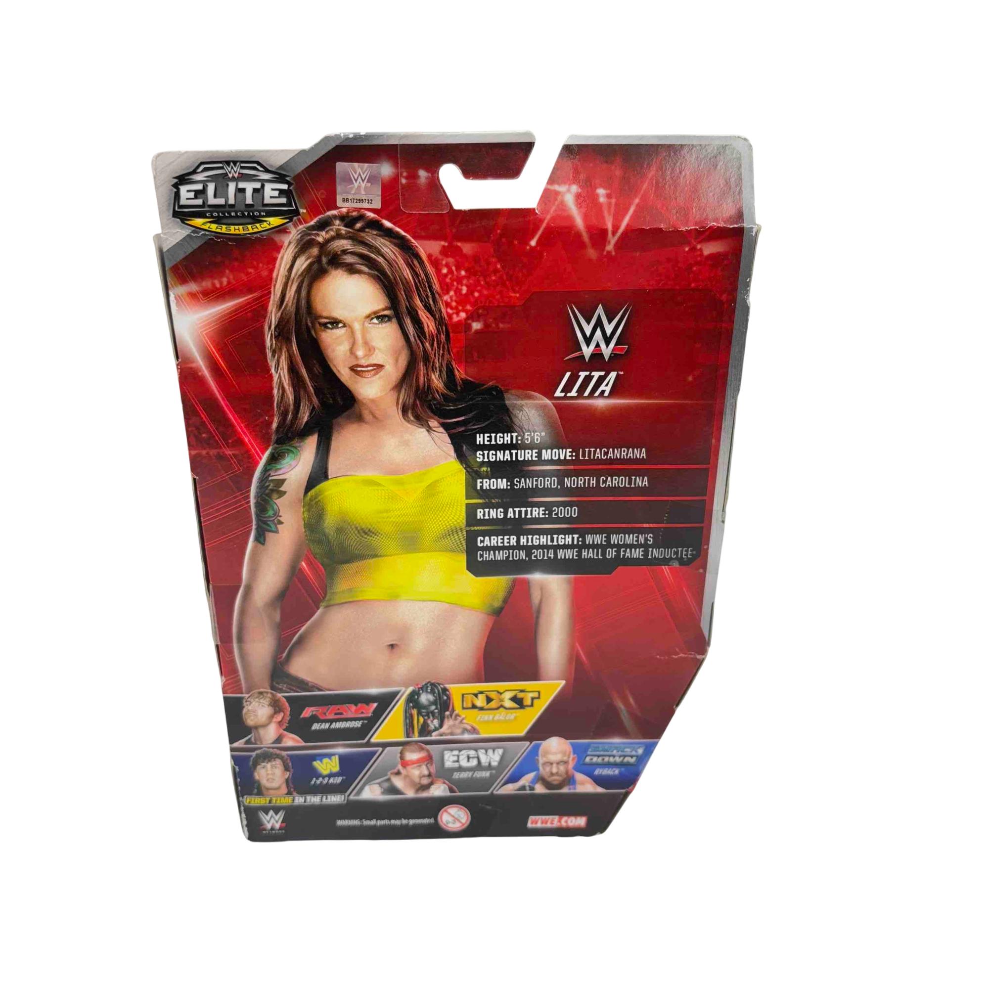WWE Wrestling Elite Collection Series 41 Lita 6 Action