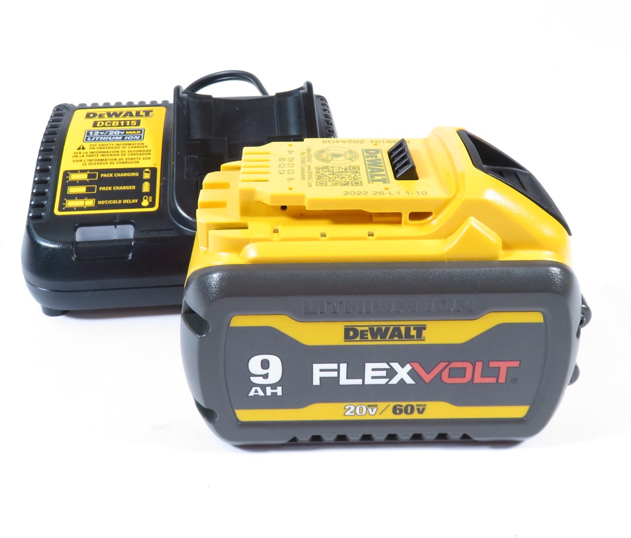 DEWALT DCB609 FLEXVOLT 20-Volt /60-Volt MAX Lithium-Ion