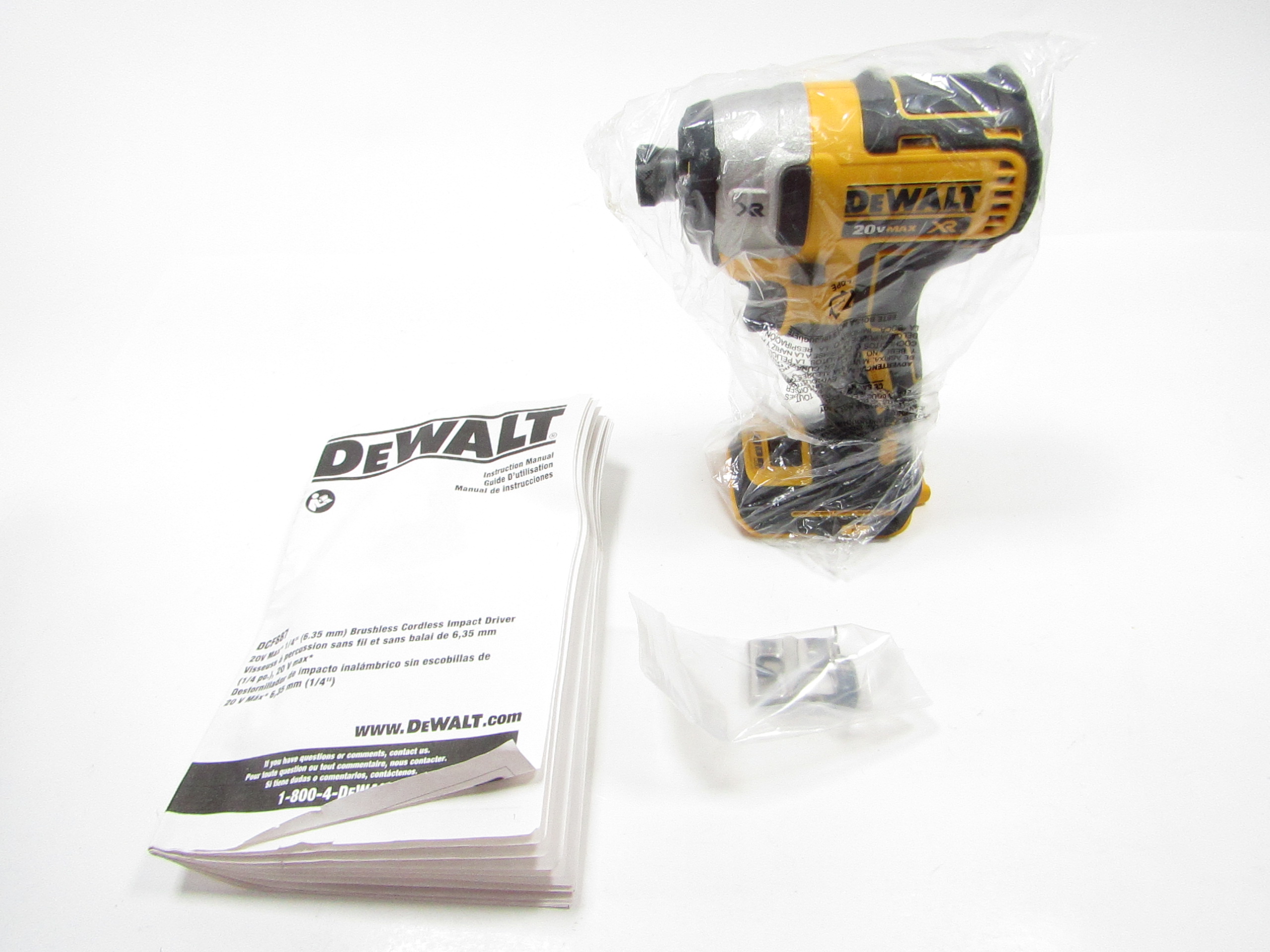 DeWALT DCF887 20-Volt MAX XR Cordless Brushless 3-Speed 1/4 in