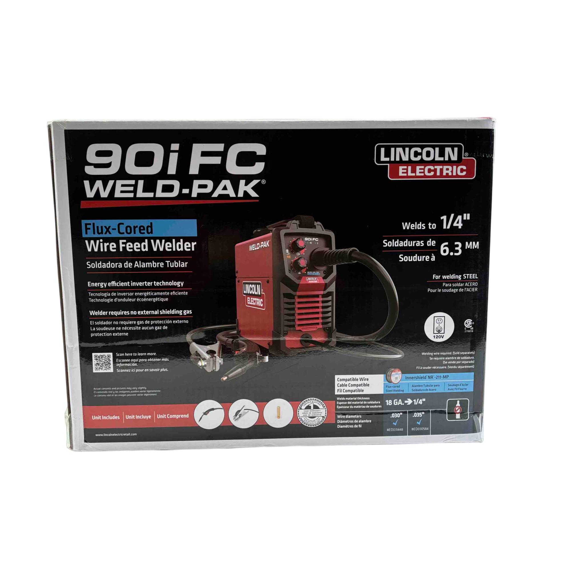 Lincoln Electric Weld-Pak 90i FC Flux-Cored Wire Feed Welder