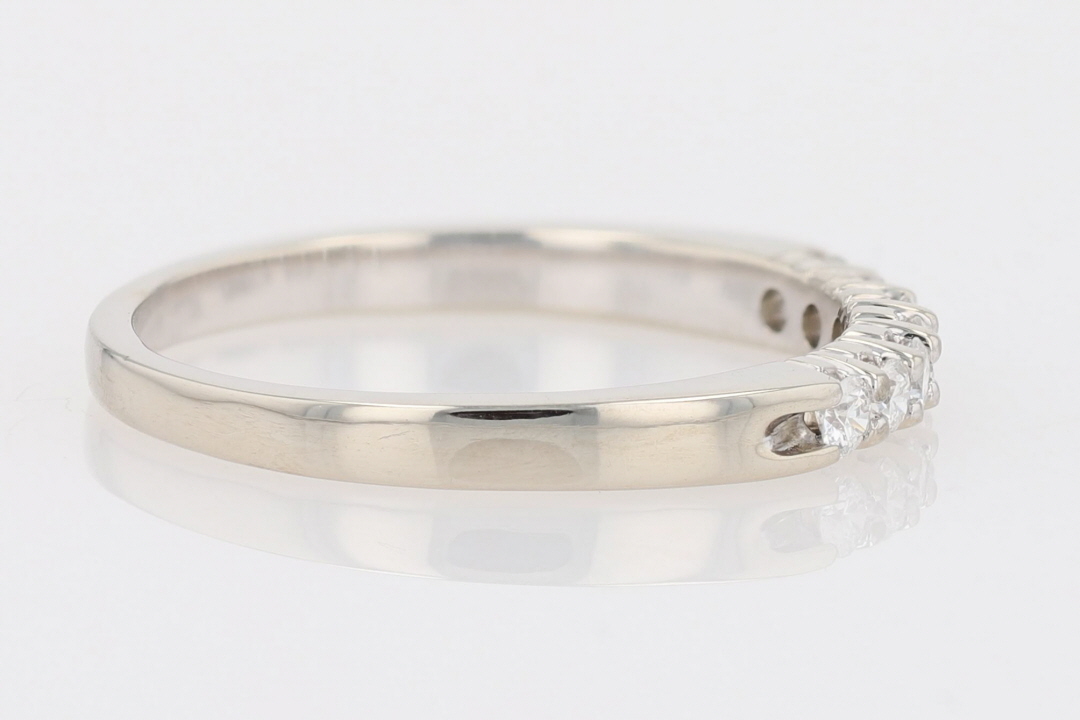 .20ctw Round Cut Diamond Prong Set Wedding Band Ring 14k White Gold Size 7