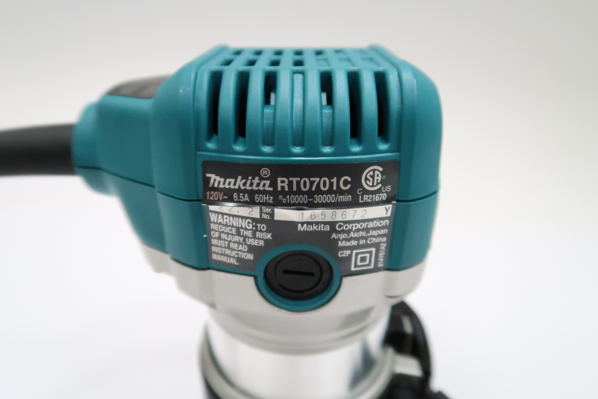 Makita RT0701C 6.5 Amp 1-1/4 HP Corded Fixed Base Variable Speed ...
