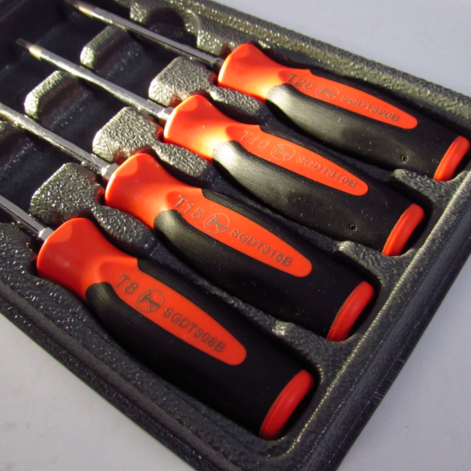 Snap-on Tools SGTX40BR 4-Piece Torx Mini-Tip Screwdriver Set - Red