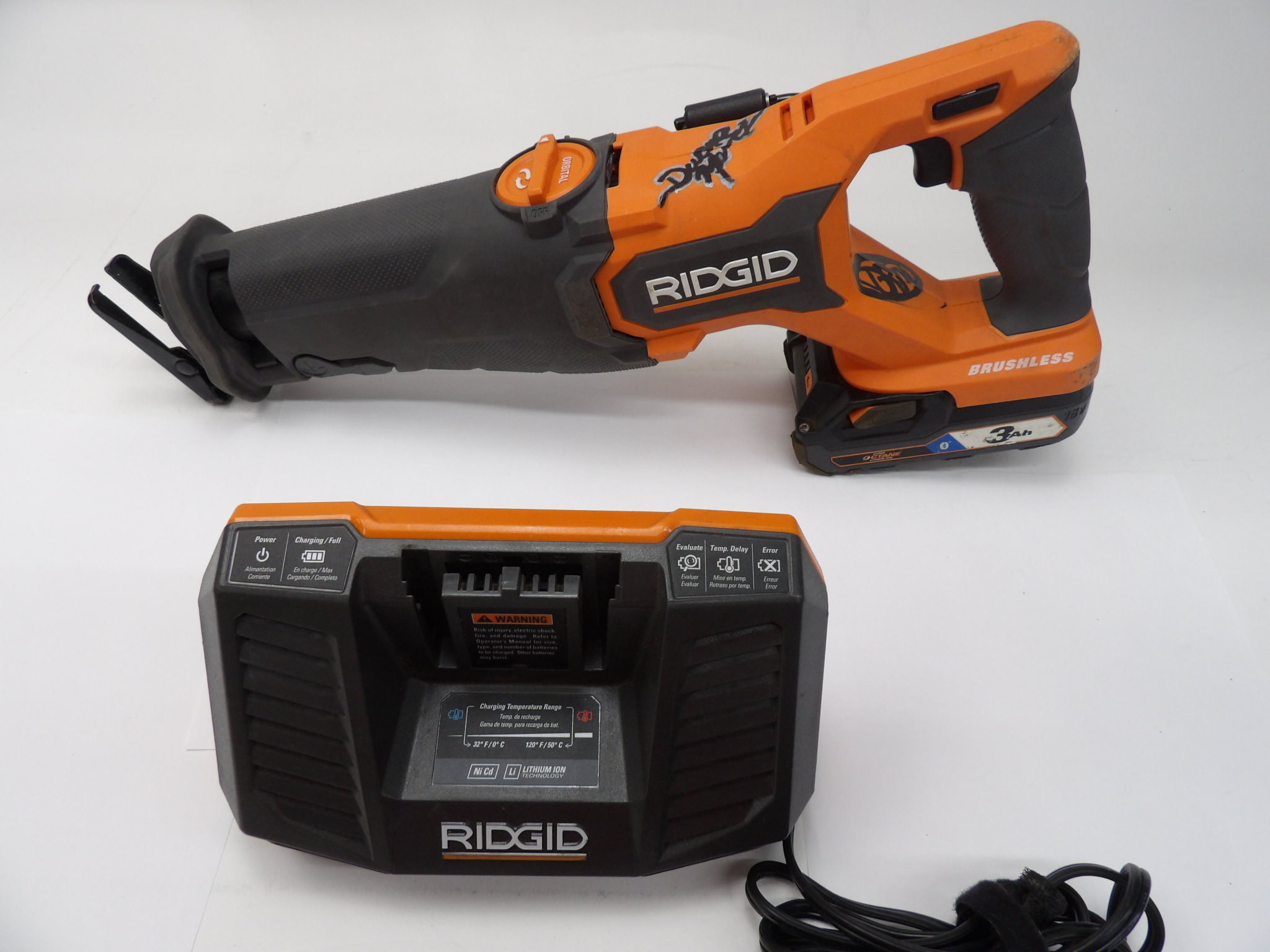 Ridgid Sawzall Cordless Brushless R8647 18v 5700