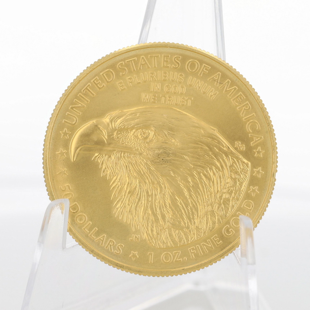 2023 $50 American Eagle Liberty 1 oz Fine Gold Coin with Plastic Sleeve