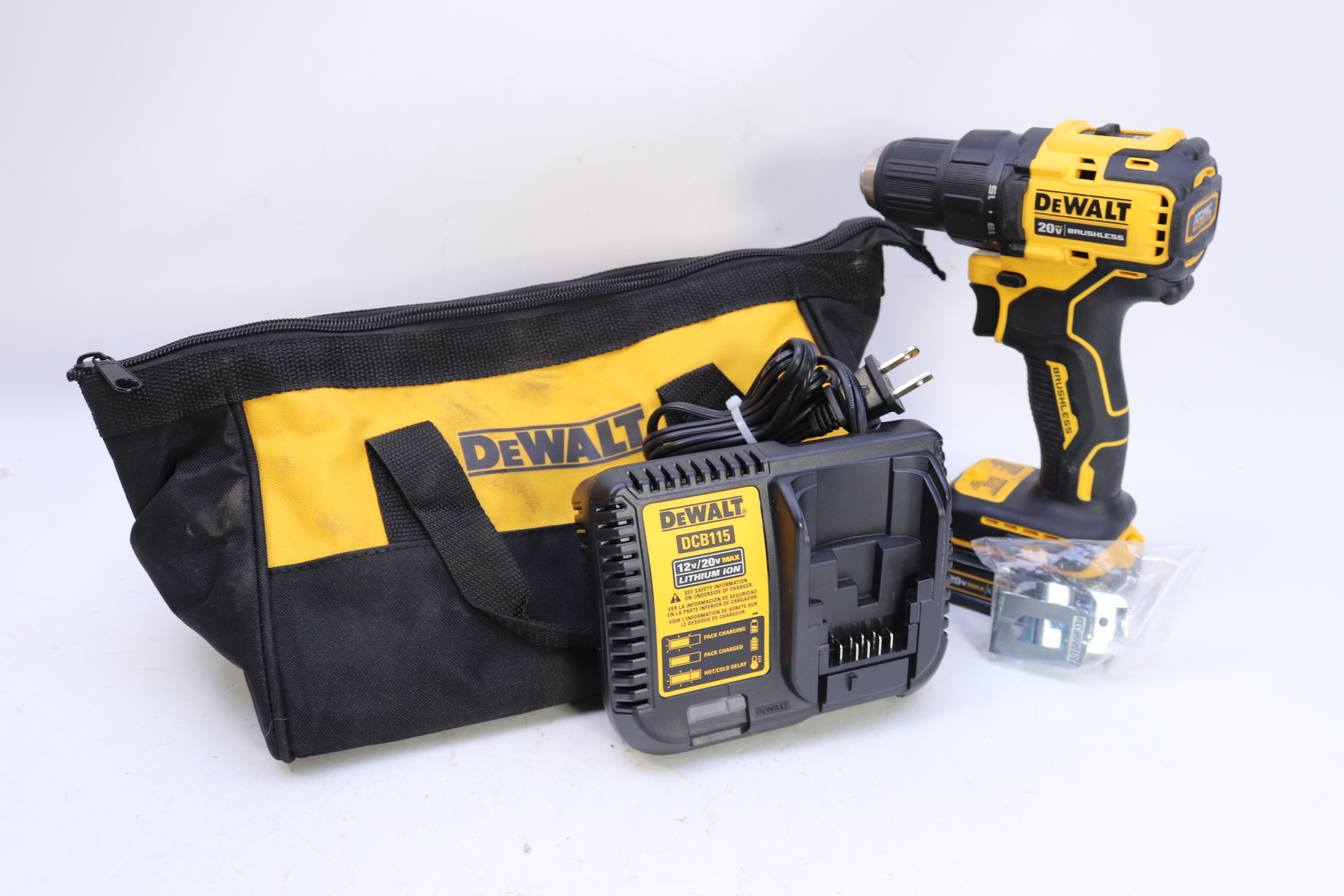 DEWALT DCD708 ATOMIC 20-Volt MAX Cordless Brushless Compact 1/2 In ...