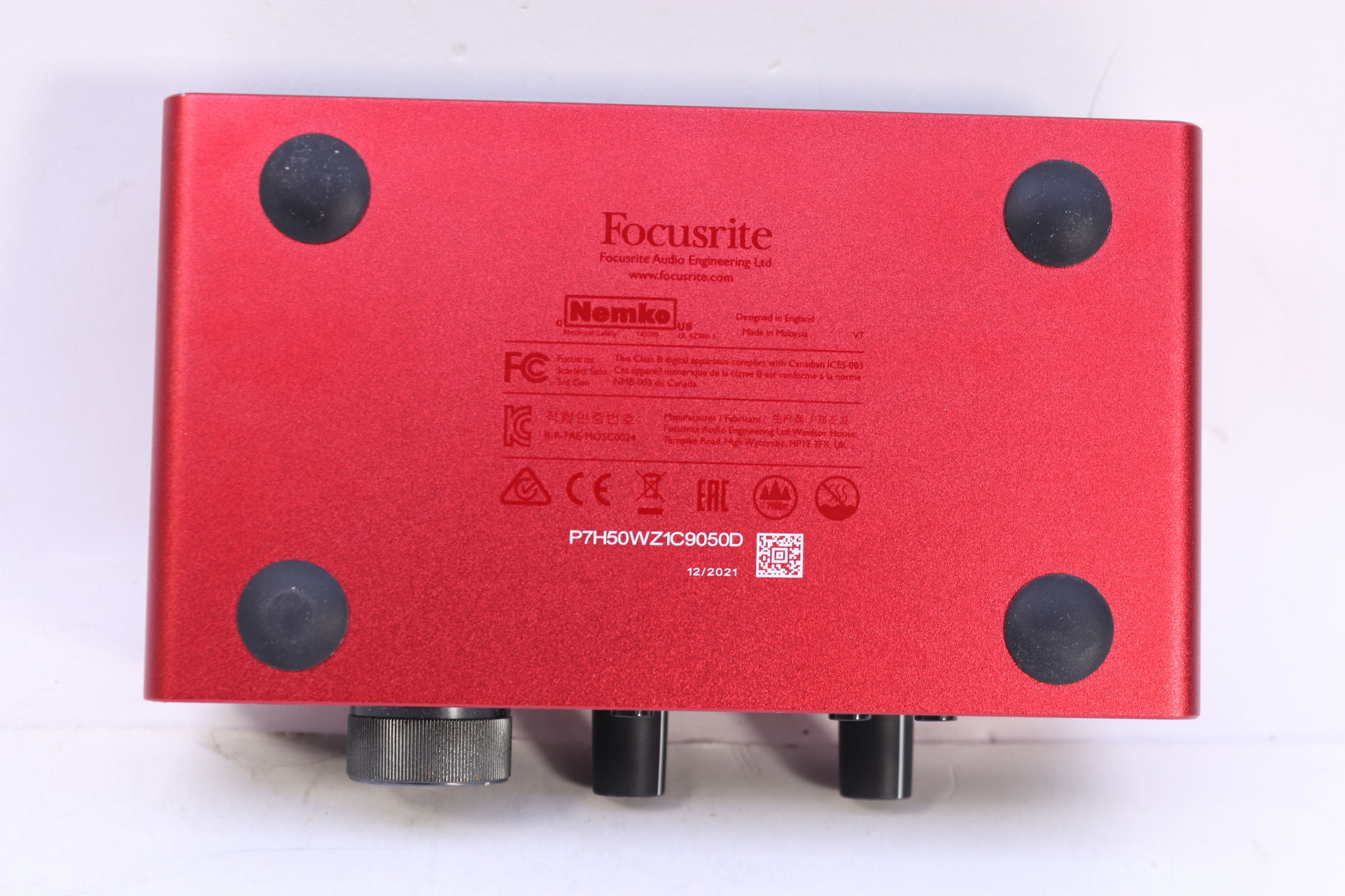 Focusrite SCARLETT-SOLO-3G Scarlett Solo 3rd Generation USB Audio