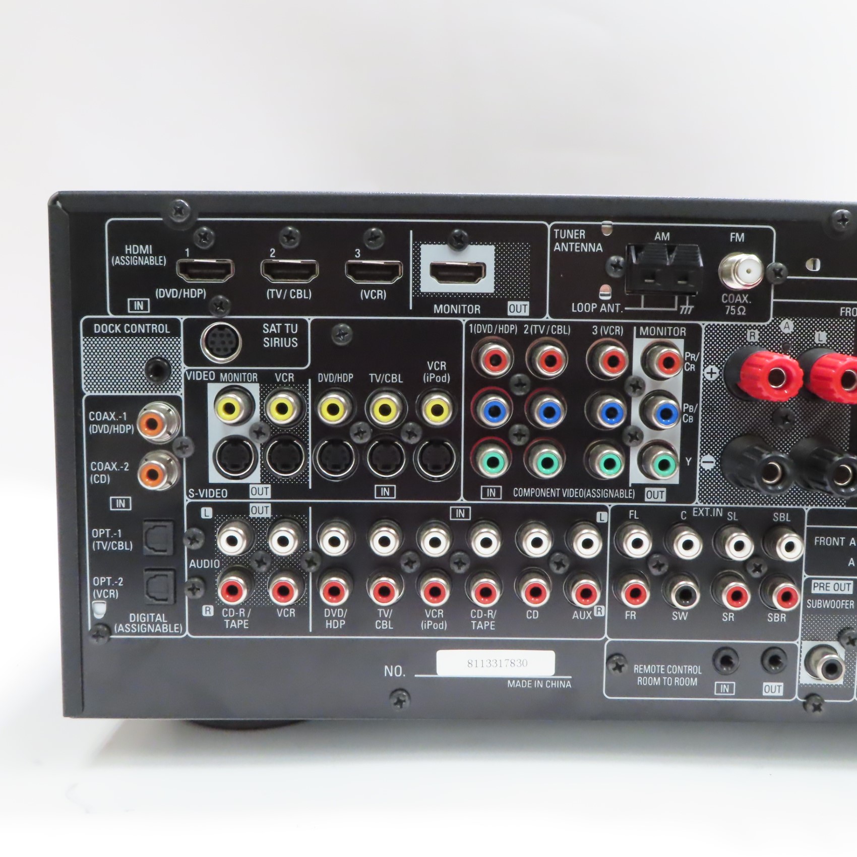 Denon AVR-1709 7.1-Channel Multi Zone Home Theater Receiver (Local Pick ...