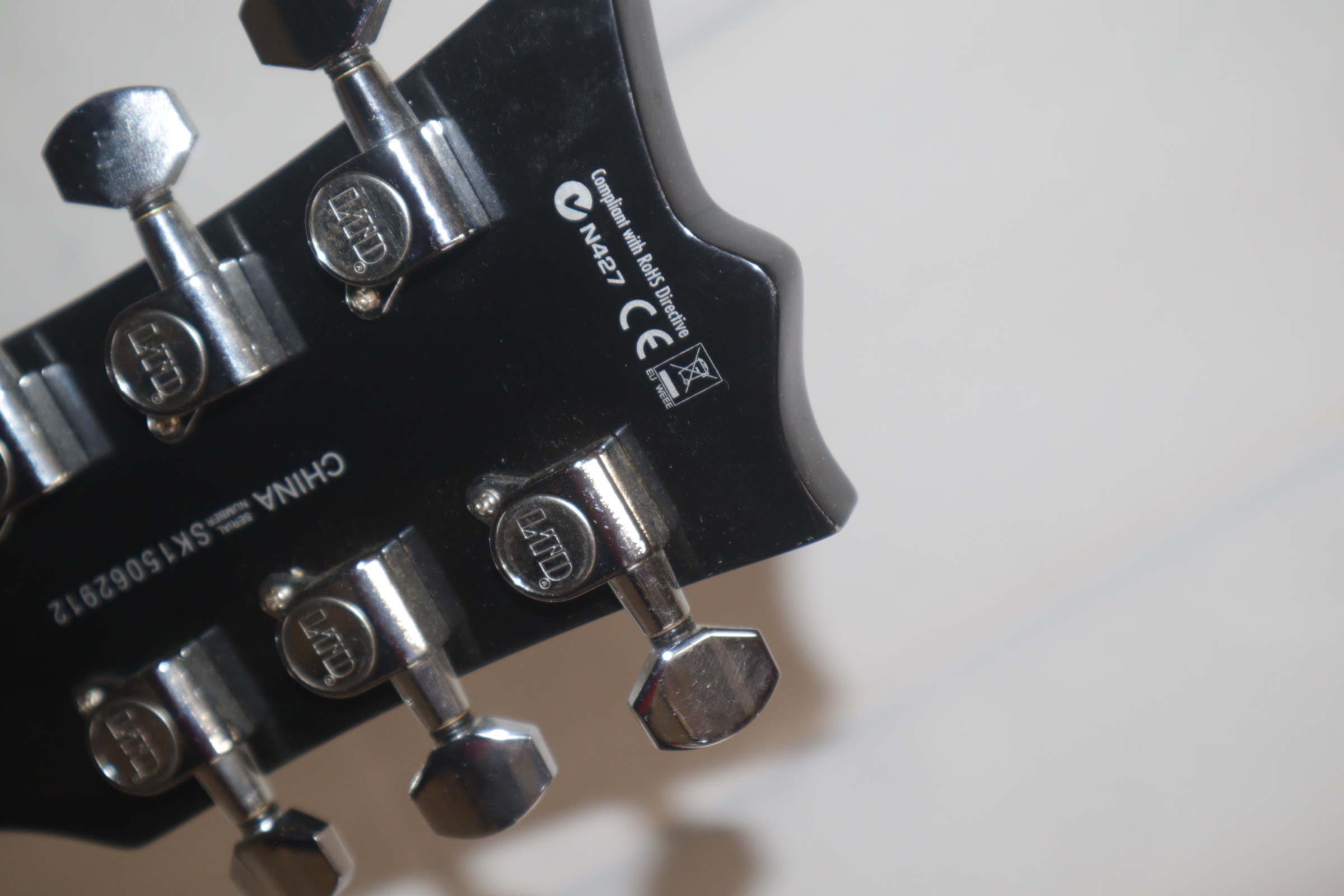 LTD Designed by ESP Viper-10 Black 6-String 24-Fret Electric