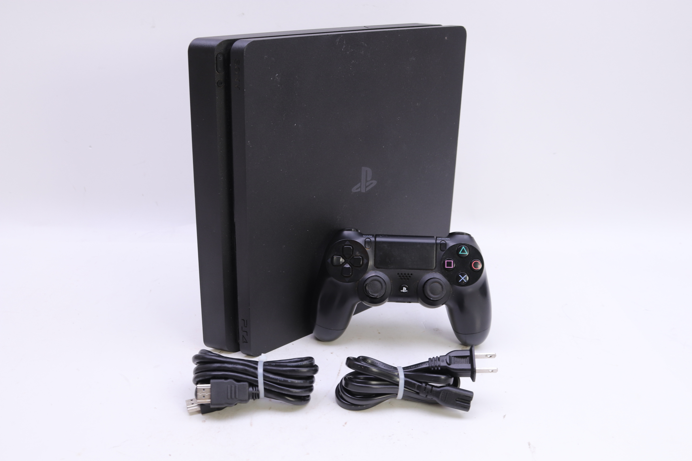 Sony PlayStation 4 Slim Console, 500GB, DualShock 4 Controller