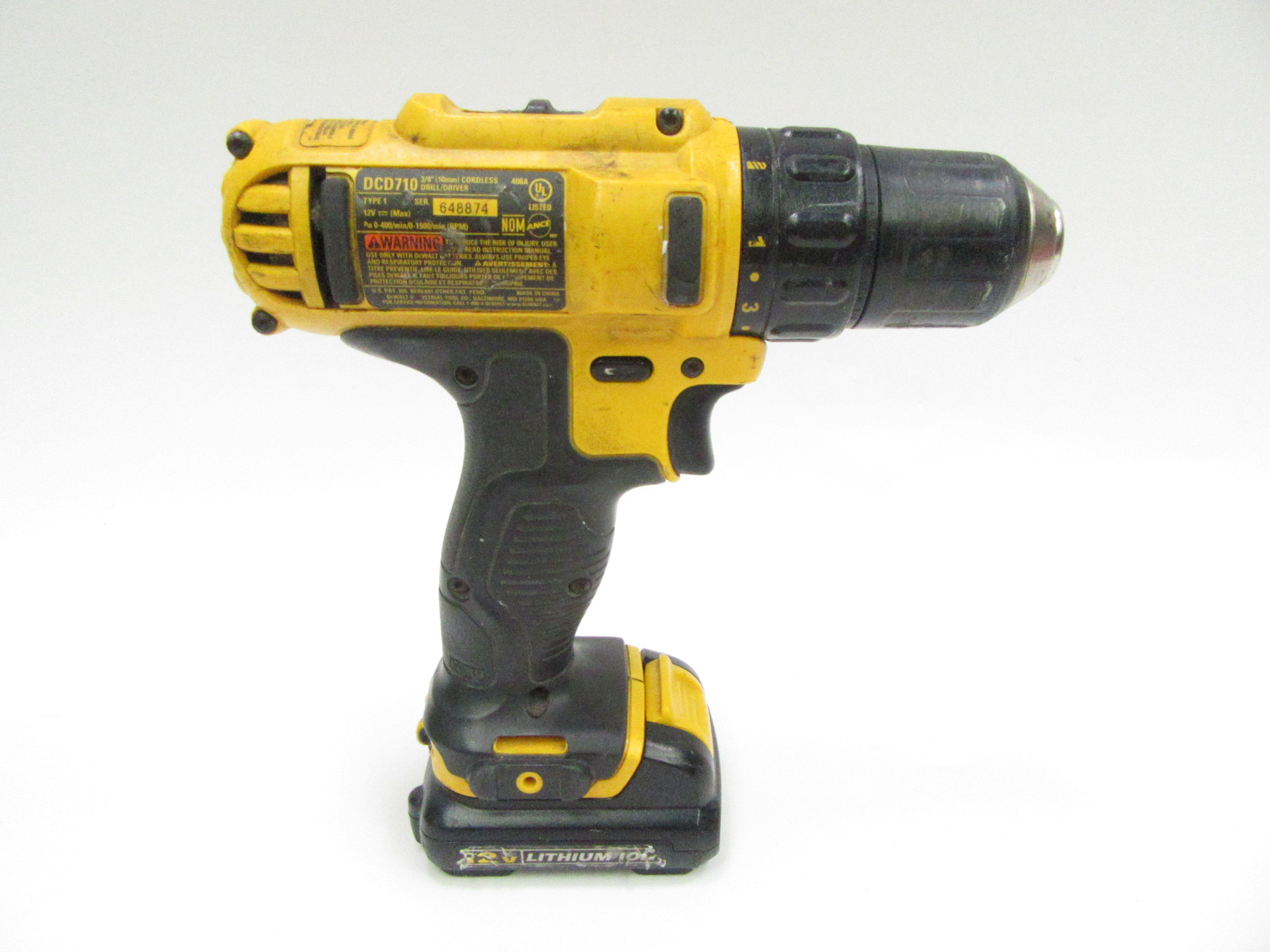 DeWalt DCD710 12V MAX Lithium-Ion 3/8