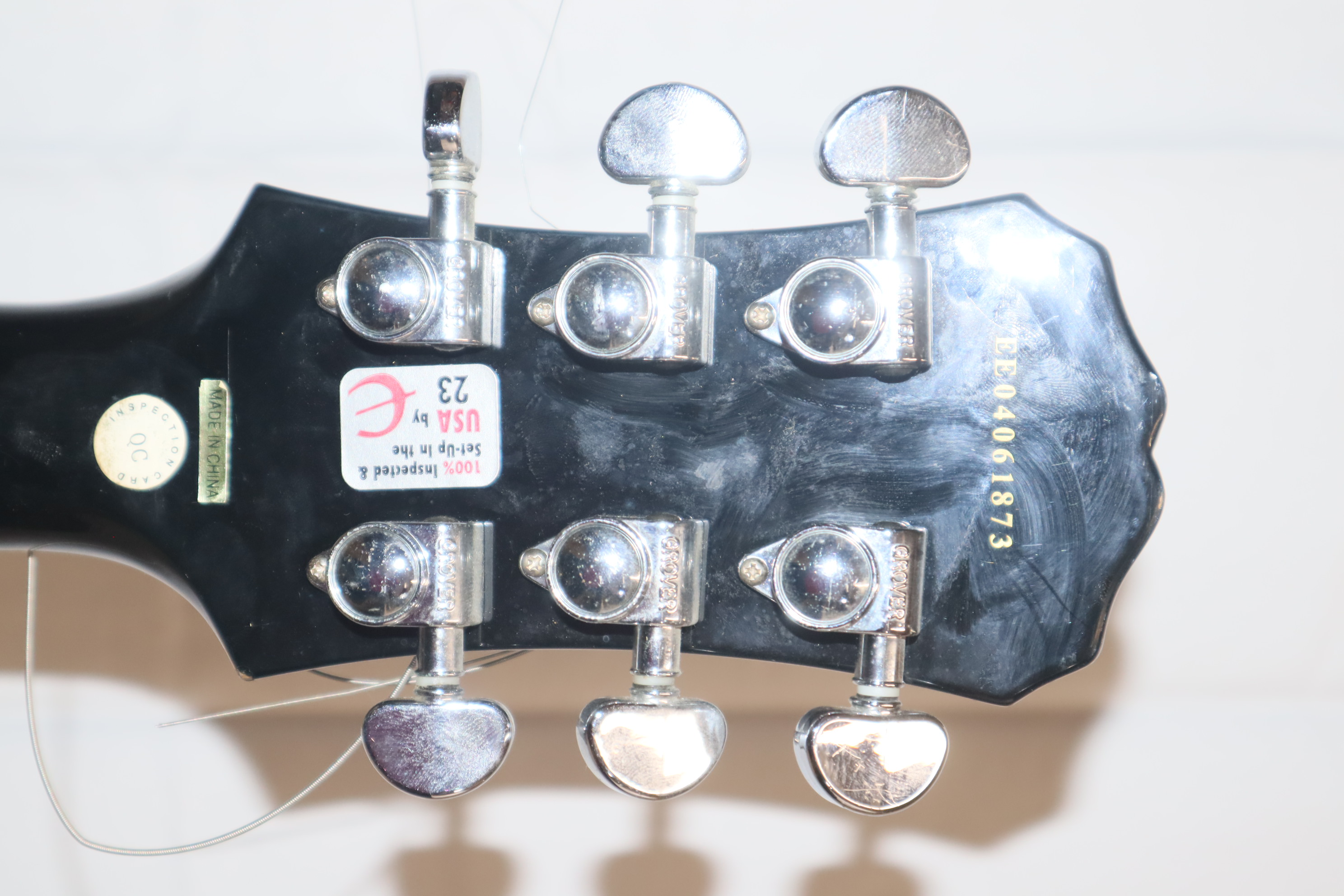 Epiphone Les Paul Standard Ebony & Yellow 6-String Electric Guitar