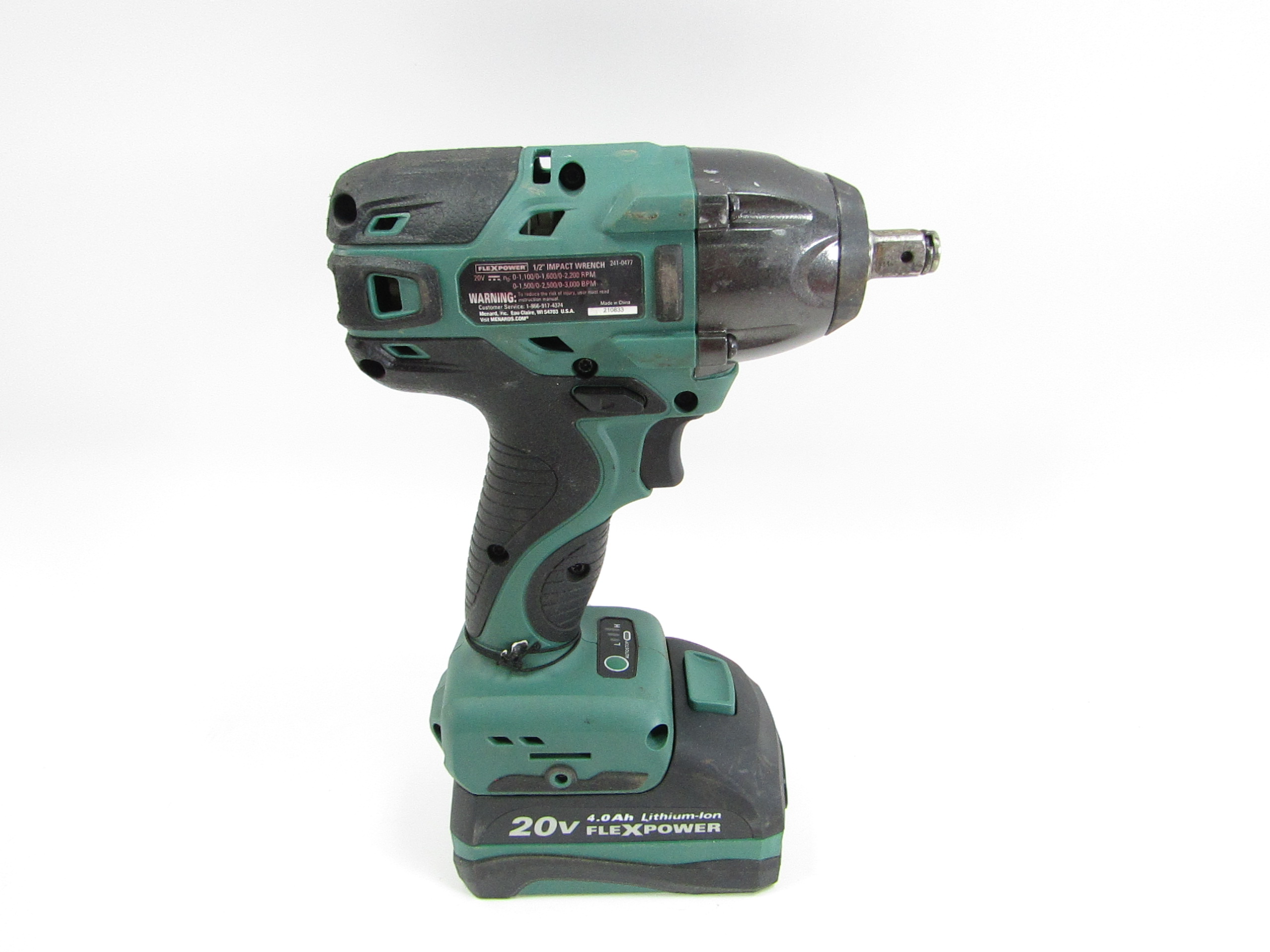 Masterforce 241-0477 20-Volt FLEXPOWER Brushless 1/2