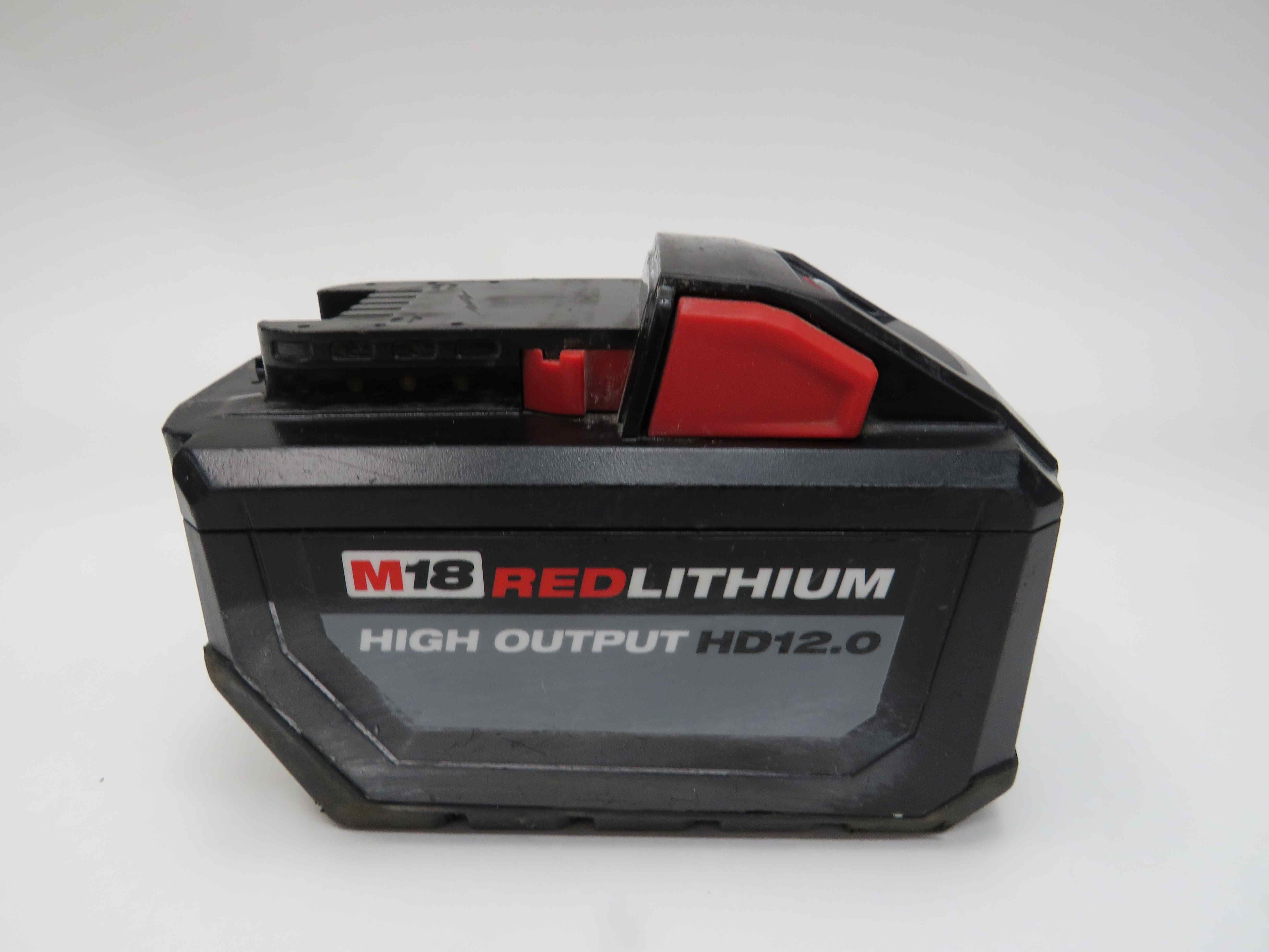 Milwaukee M18 Red Lithium High Output HD12.0 AH Battery 48-11-1812 9844