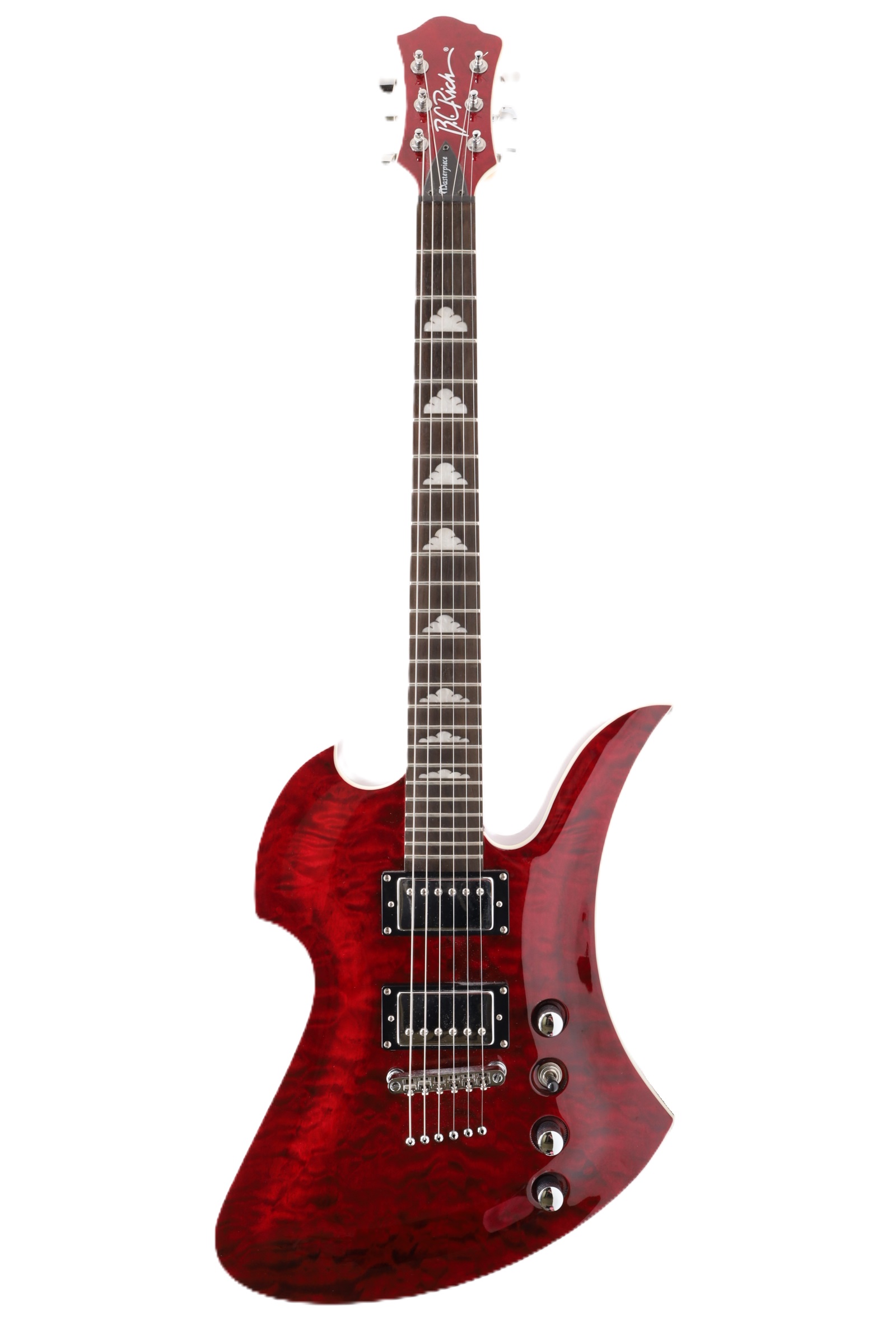 B.C. Rich Mockingbird Masterpiece 6-String RH Electric Guitar - Red Quilt