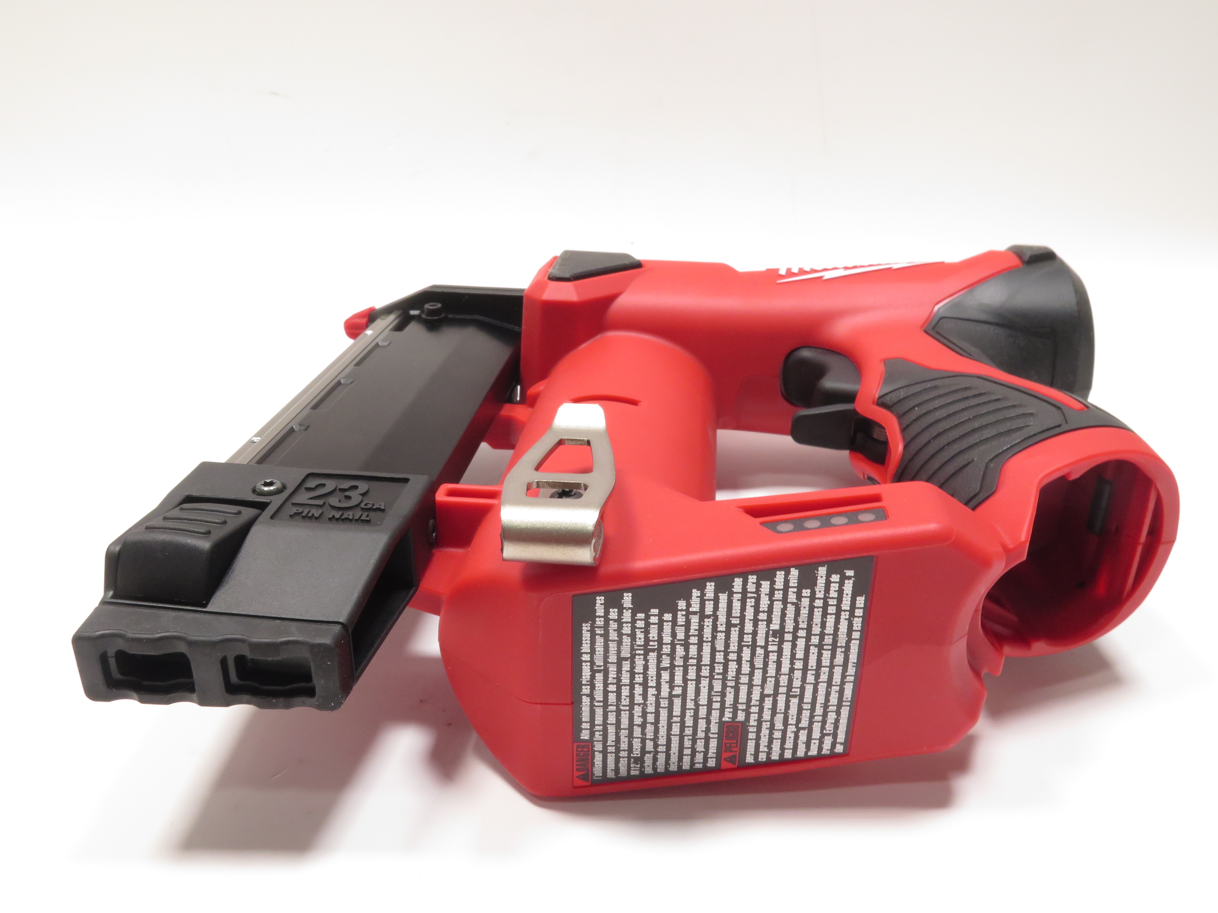 Milwaukee 2540-20 M12 12-Volt 23-Gauge Lithium-Ion Cordless Pin Nailer 5998