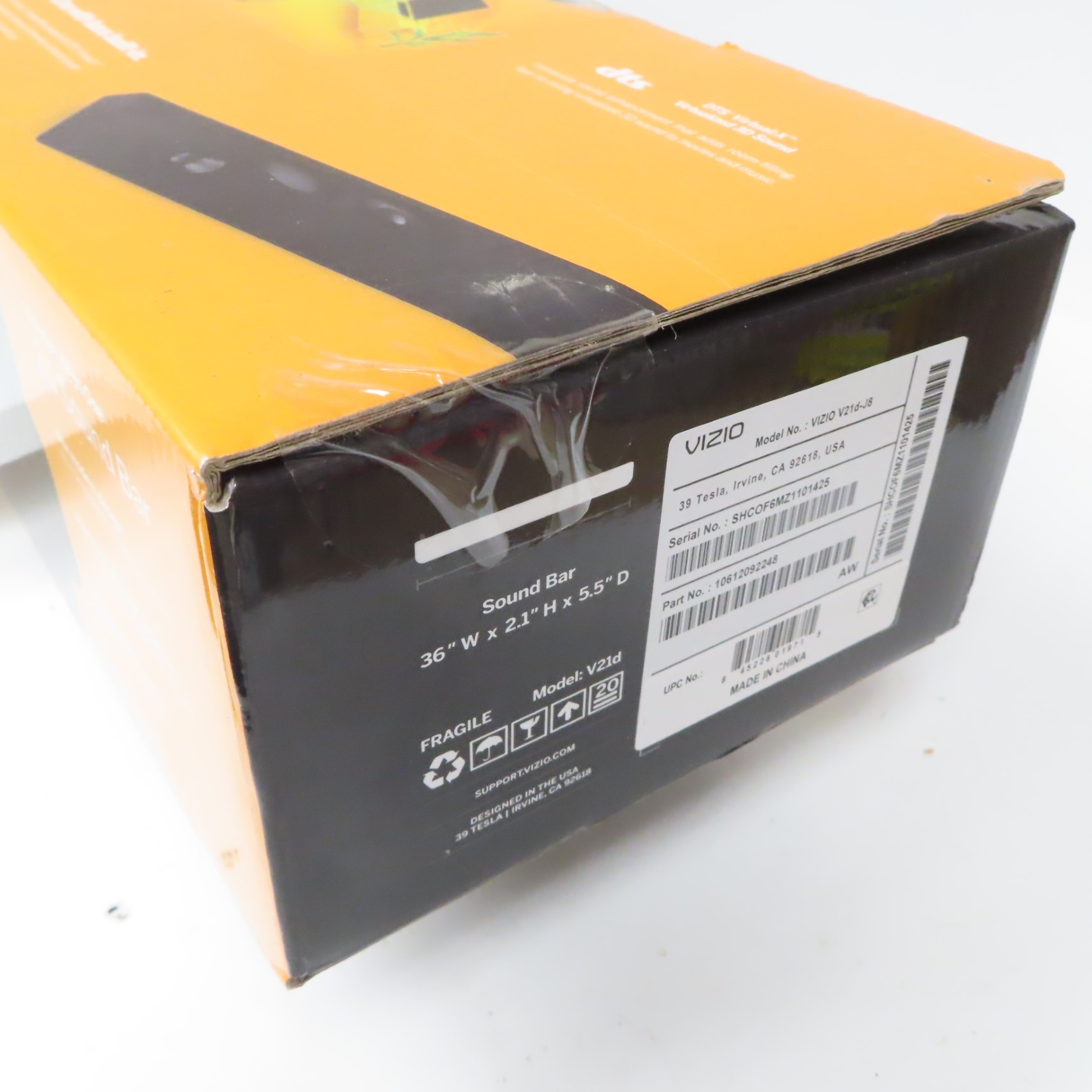 VIZIO V21dJ8 VSeries 2.1Channel AllinOne Home Theater Sound Bar