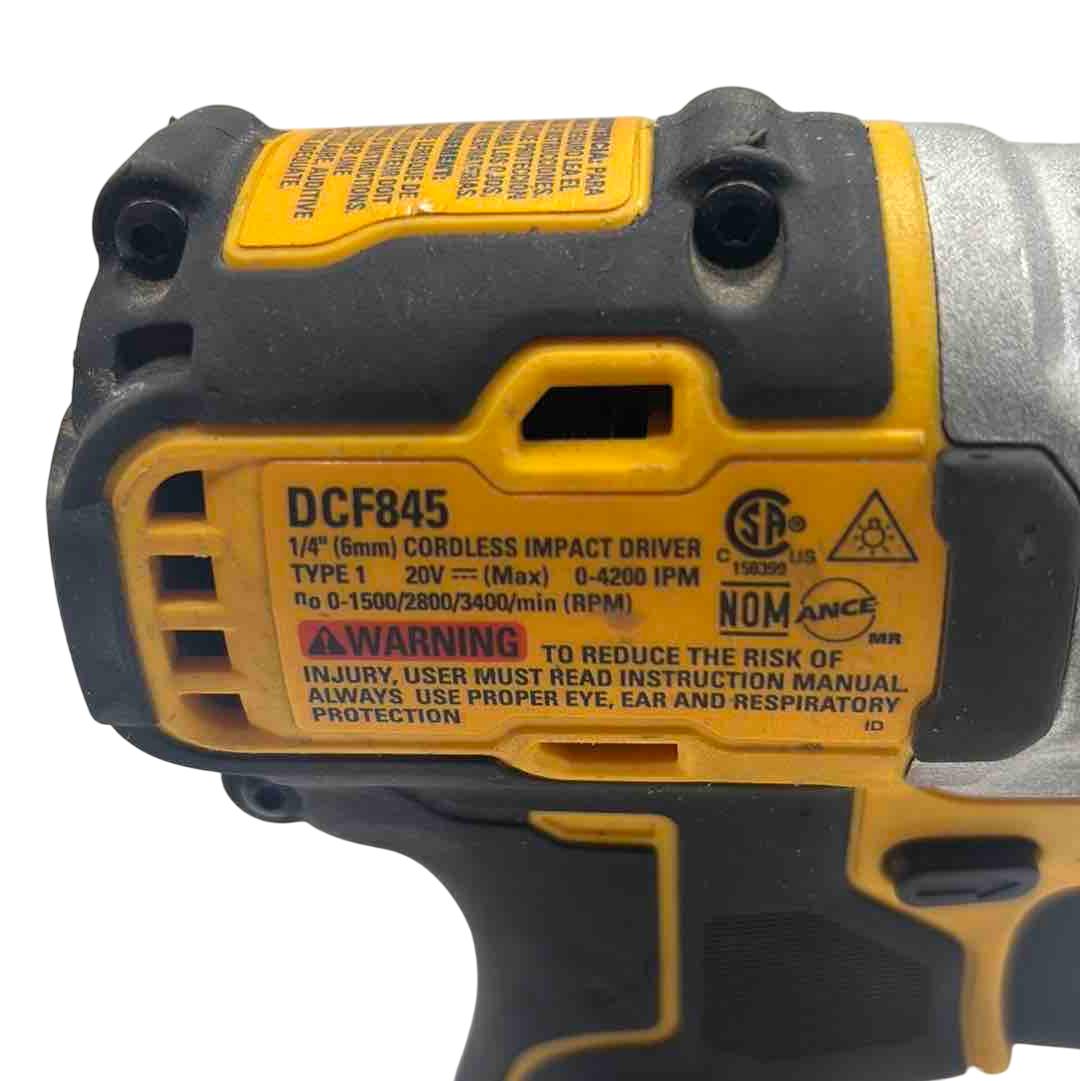 Dcf845 DeWalt DCF845 1/4