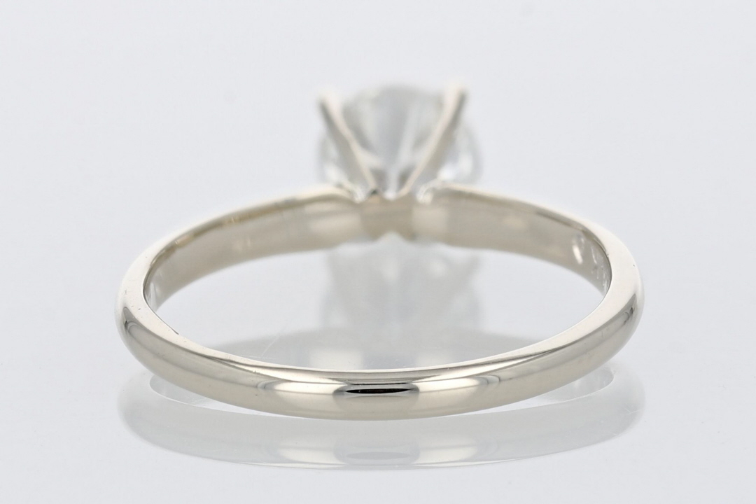 1.20ct Round Cut Diamond Solitaire Engagement Ring 14k White Gold Size 7