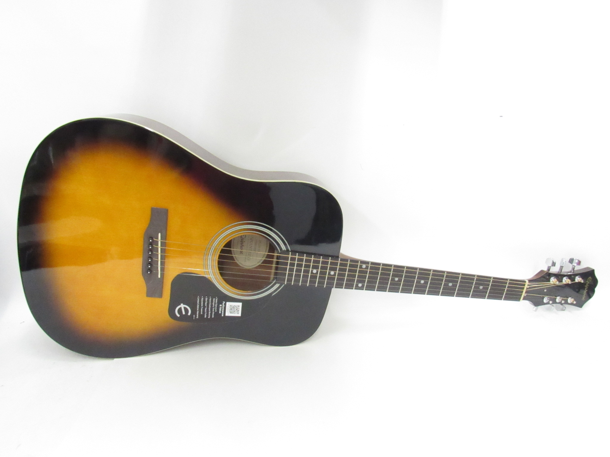 Epiphone Acoustic Guitar Model DR-100 VS Vintage Sunburst Epiphone Acoustic Guitar Model DR-100 VS Vintage Sunburst