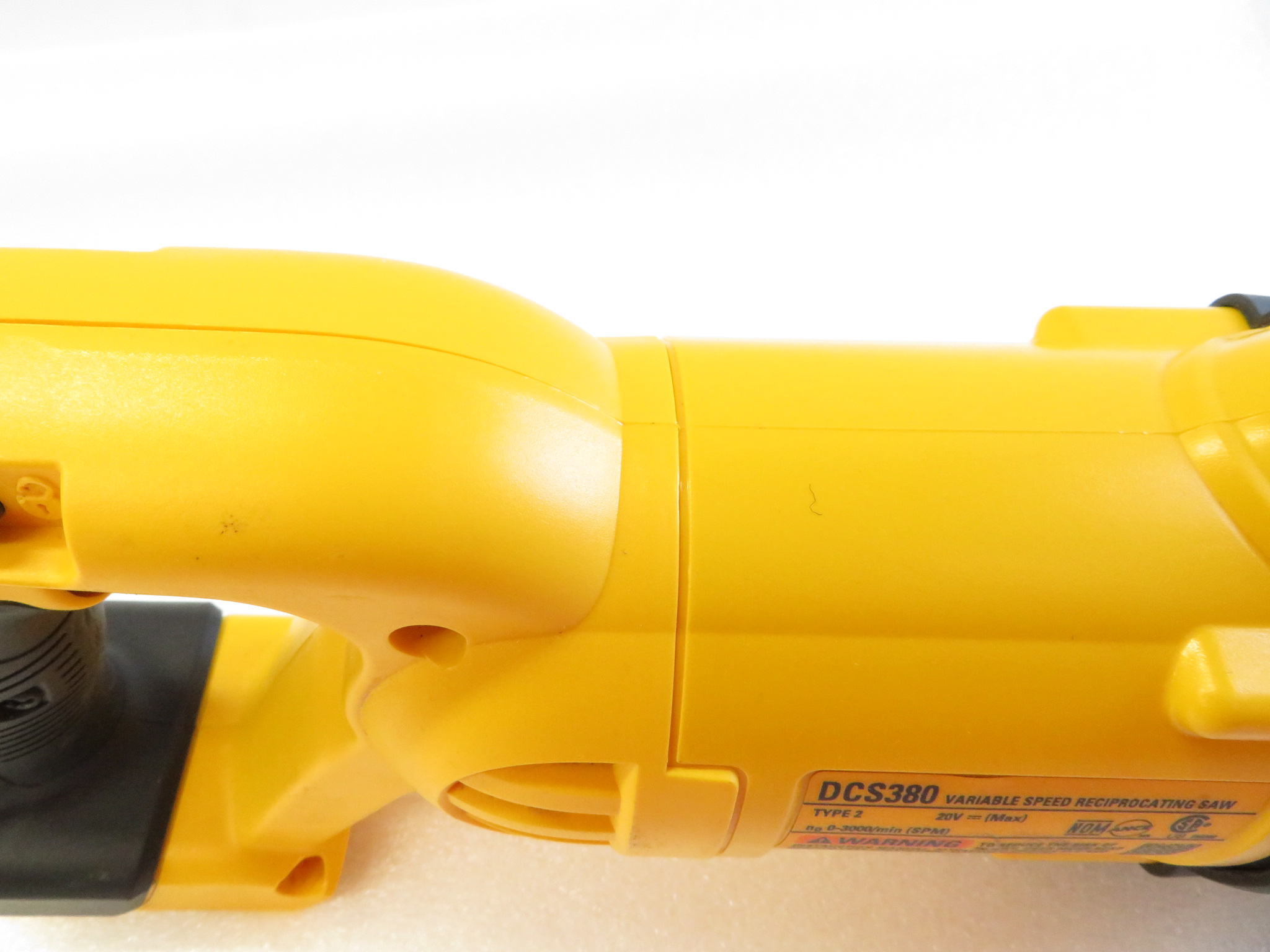 DEWALT DCS380 20-Volt MAX Lithium-Ion 0-3000 SPM Cordless Reciprocating Saw